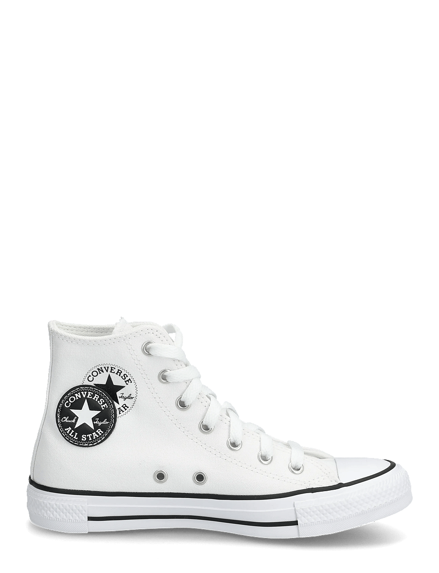 Converse - CTAS HI WHITE/BLACK/WHITE - hoher schnitt - white - 1