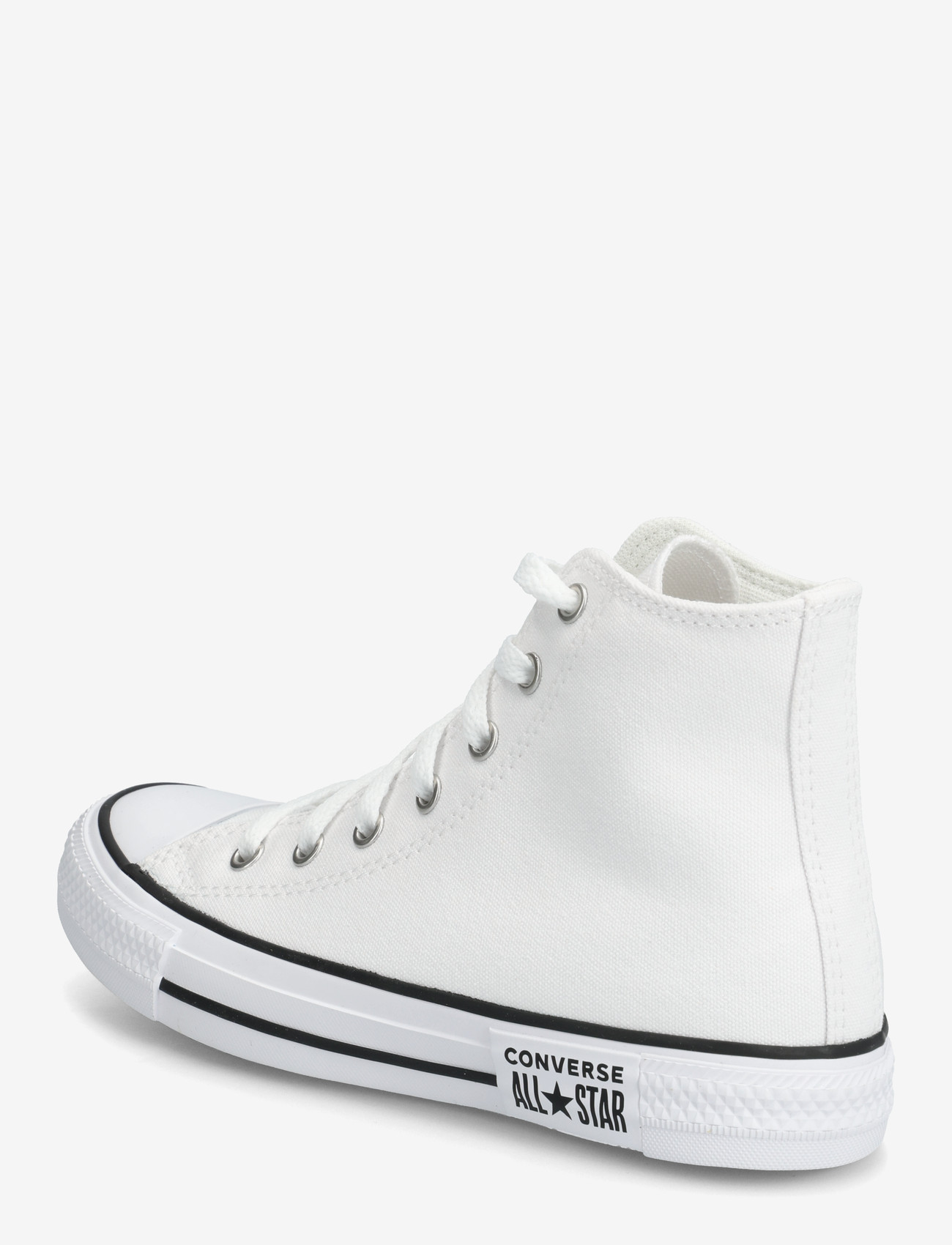 Converse - CTAS HI WHITE/BLACK/WHITE - høje sneakers - white - 2