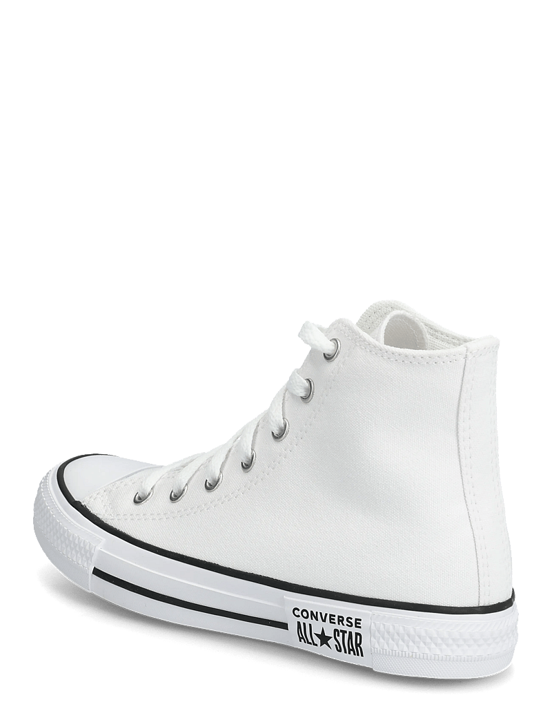 Converse - CTAS HI WHITE/BLACK/WHITE - høje sneakers - white - 2