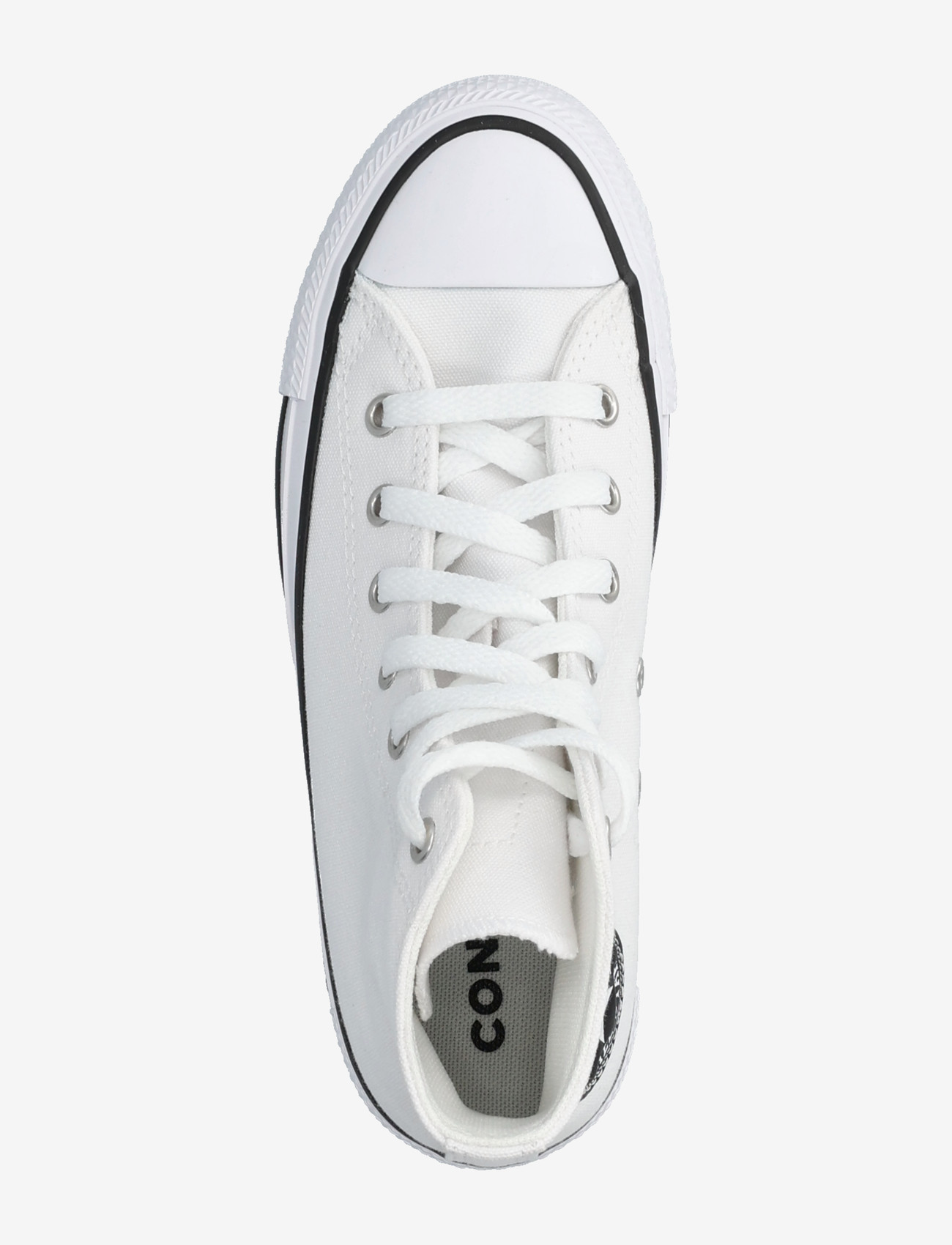 Converse - CTAS HI WHITE/BLACK/WHITE - høje sneakers - white - 3