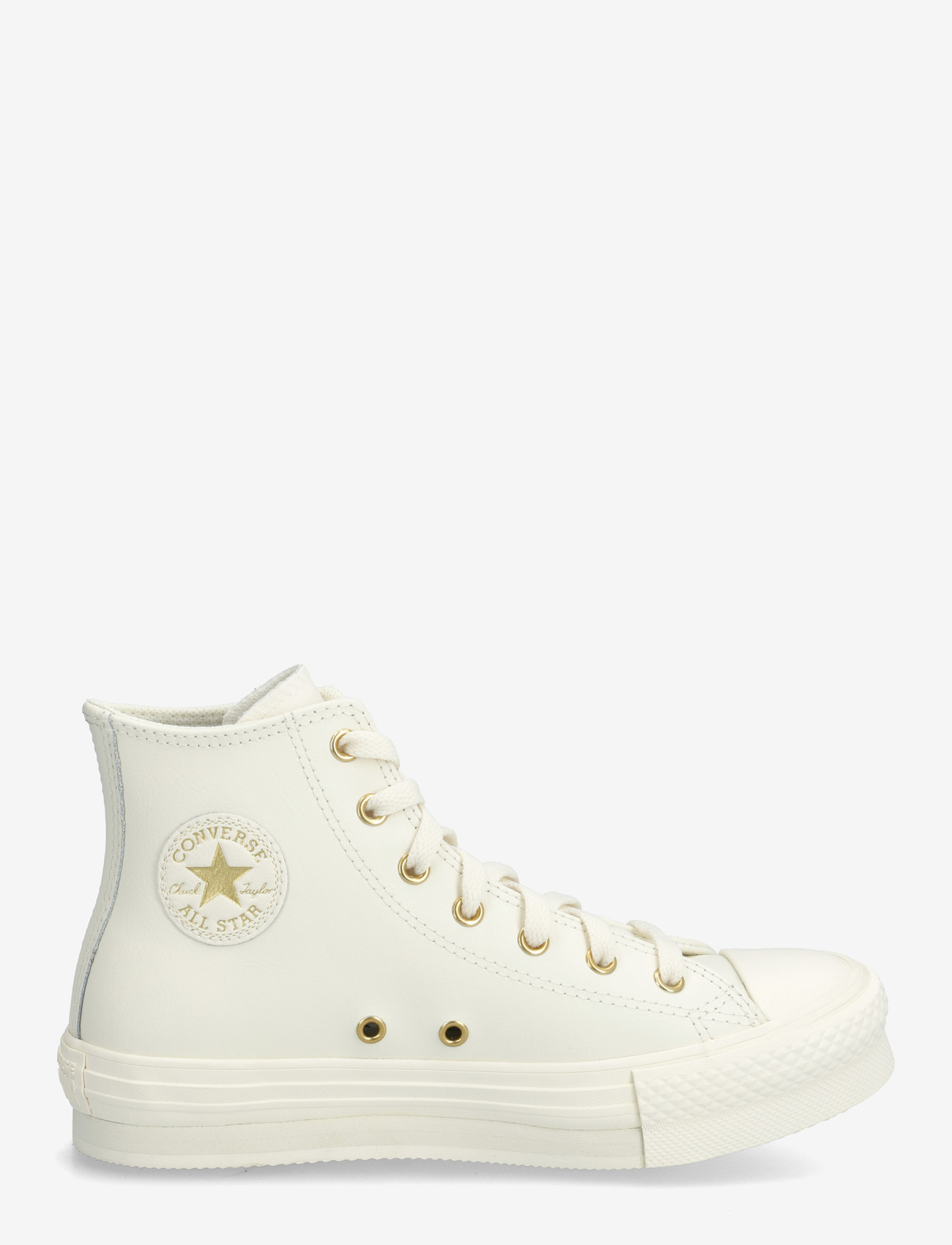 Converse - CTAS EVA LIFT HI EGRET/EGRET/LIGHT GOLD - höga sneakers - brown - 1