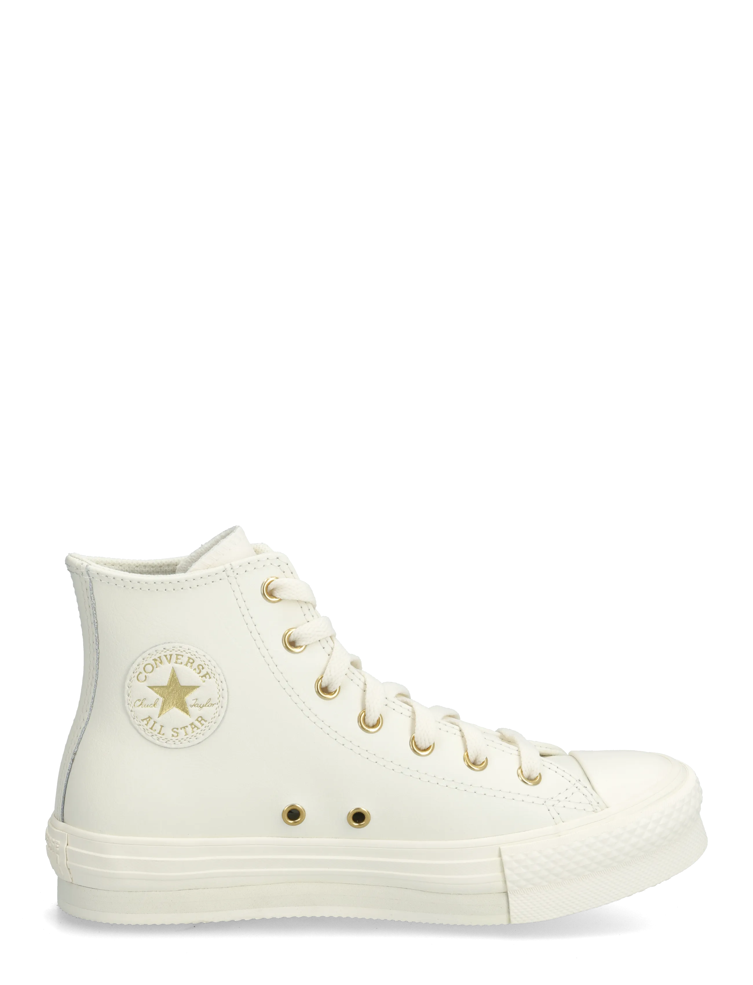 Converse - CTAS EVA LIFT HI EGRET/EGRET/LIGHT GOLD - korkeavartiset tennarit - brown - 1