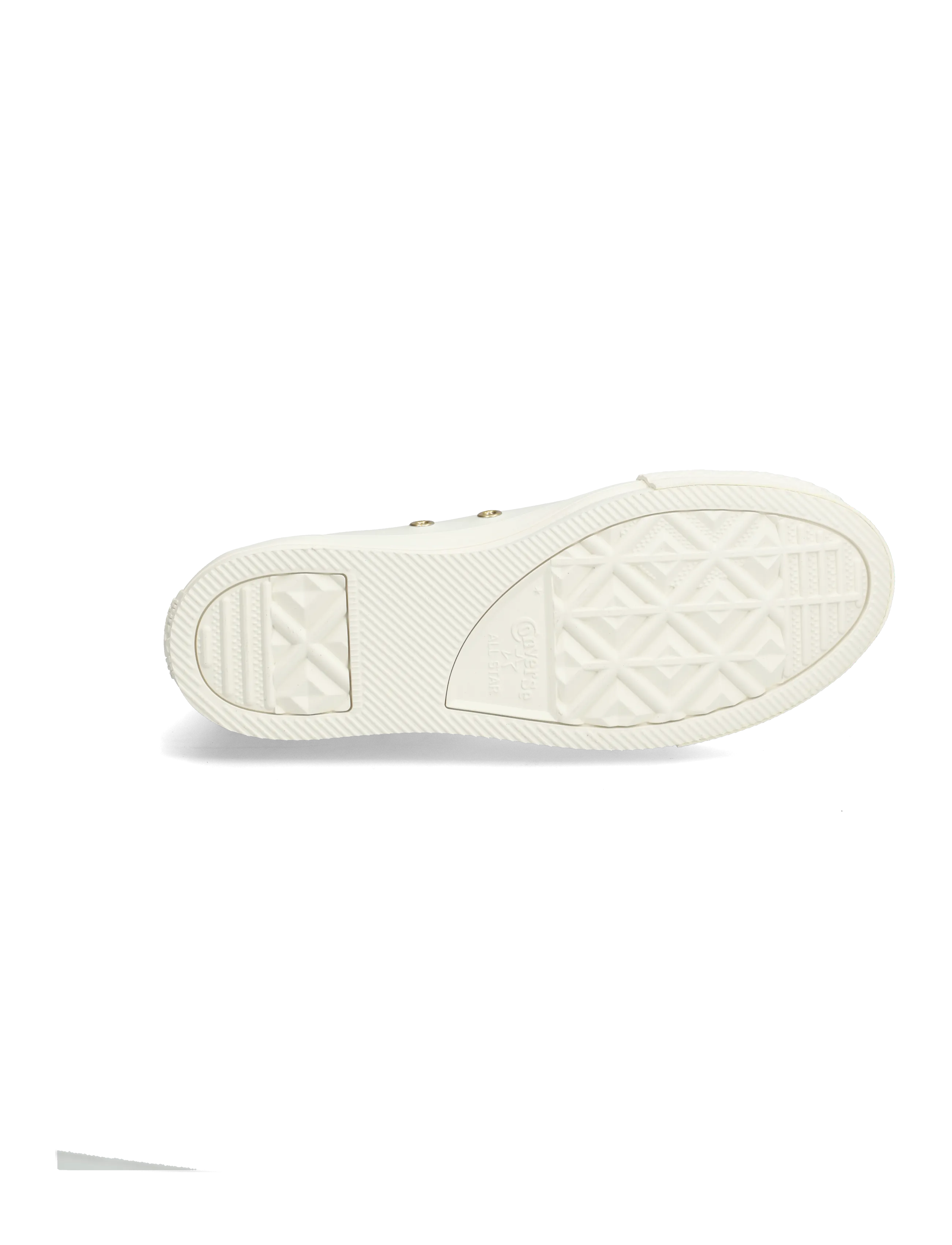 Converse - CTAS EVA LIFT HI EGRET/EGRET/LIGHT GOLD - korkeavartiset tennarit - brown - 4