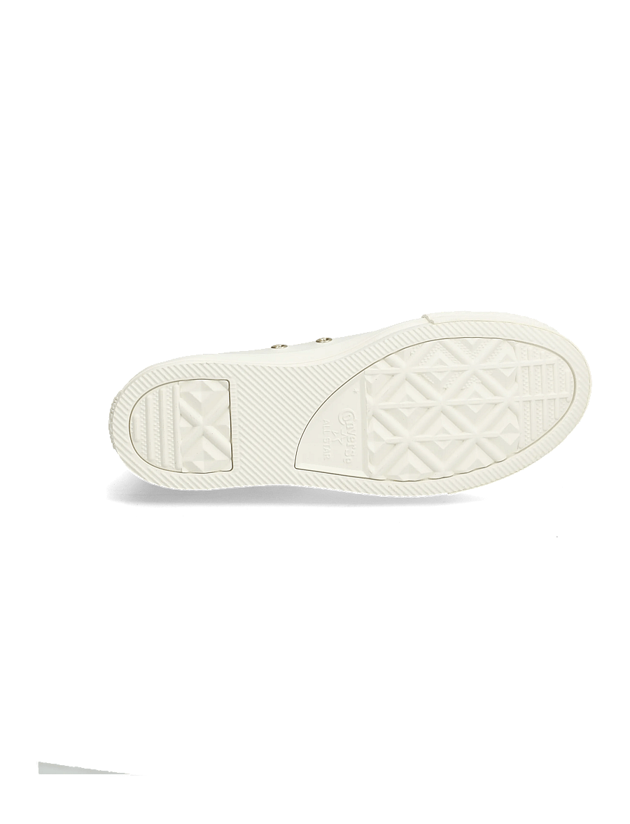 Converse - CTAS EVA LIFT HI EGRET/EGRET/LIGHT GOLD - korkeavartiset tennarit - brown - 4