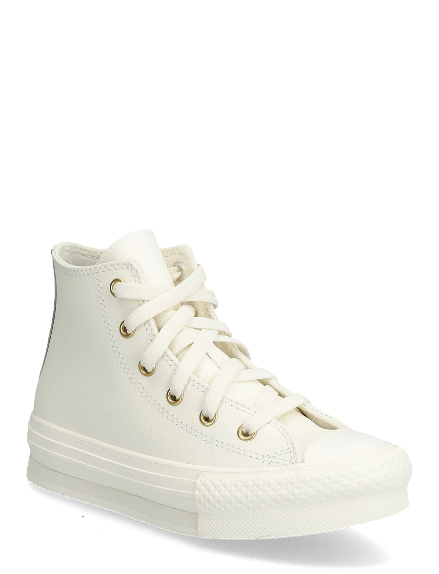 Converse - CTAS EVA LIFT HI EGRET/EGRET/LIGHT GOLD - høje sneakers - brown - 0