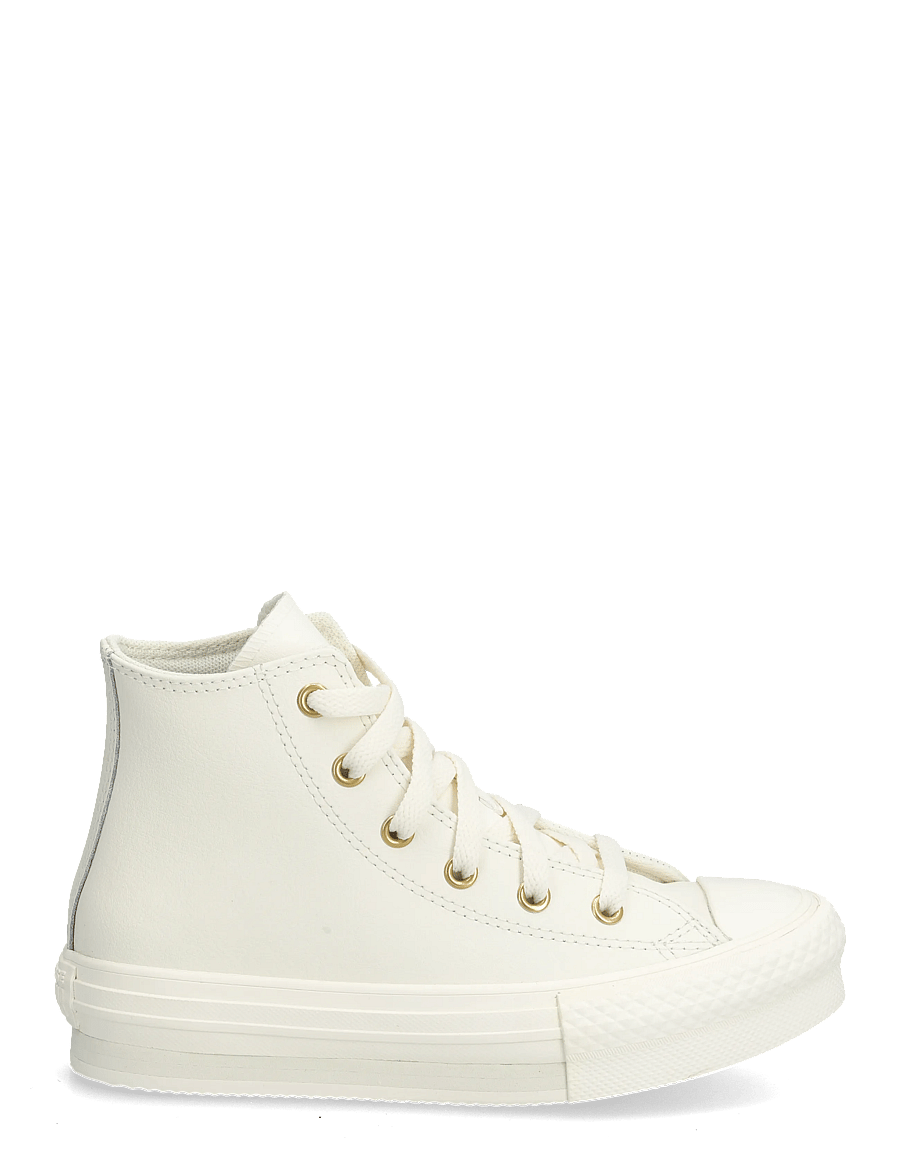 Converse - CTAS EVA LIFT HI EGRET/EGRET/LIGHT GOLD - høje sneakers - brown - 1