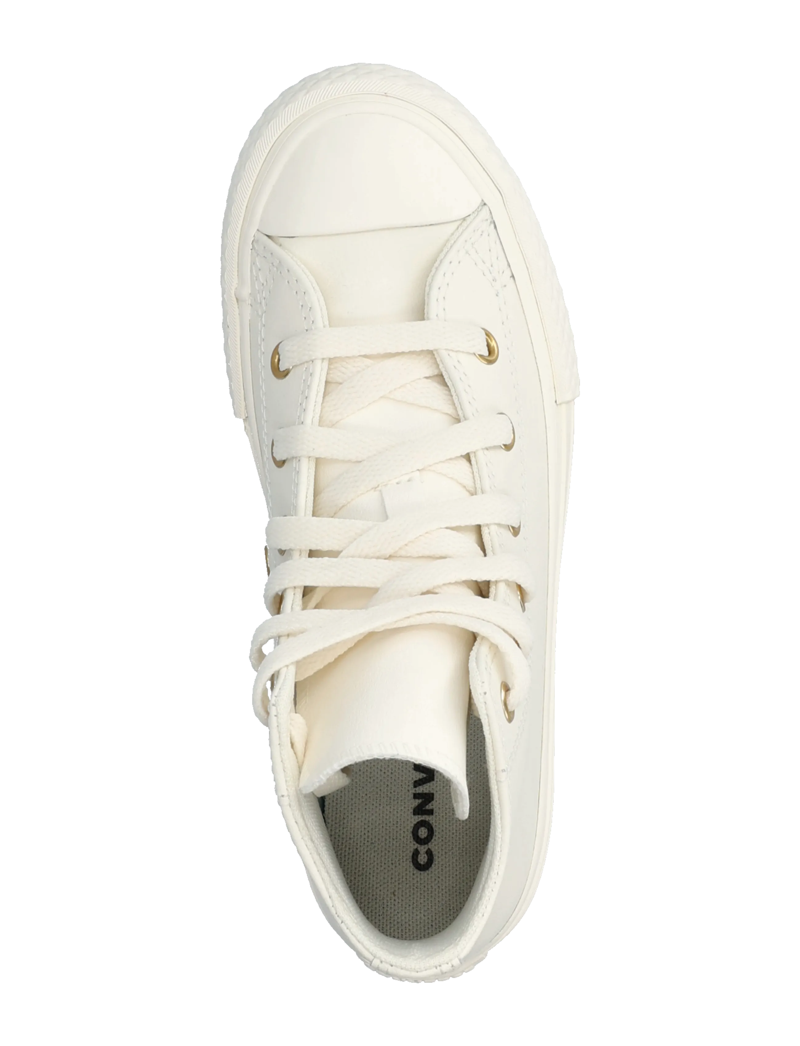 Converse - CTAS EVA LIFT HI EGRET/EGRET/LIGHT GOLD - hoher schnitt - brown - 3