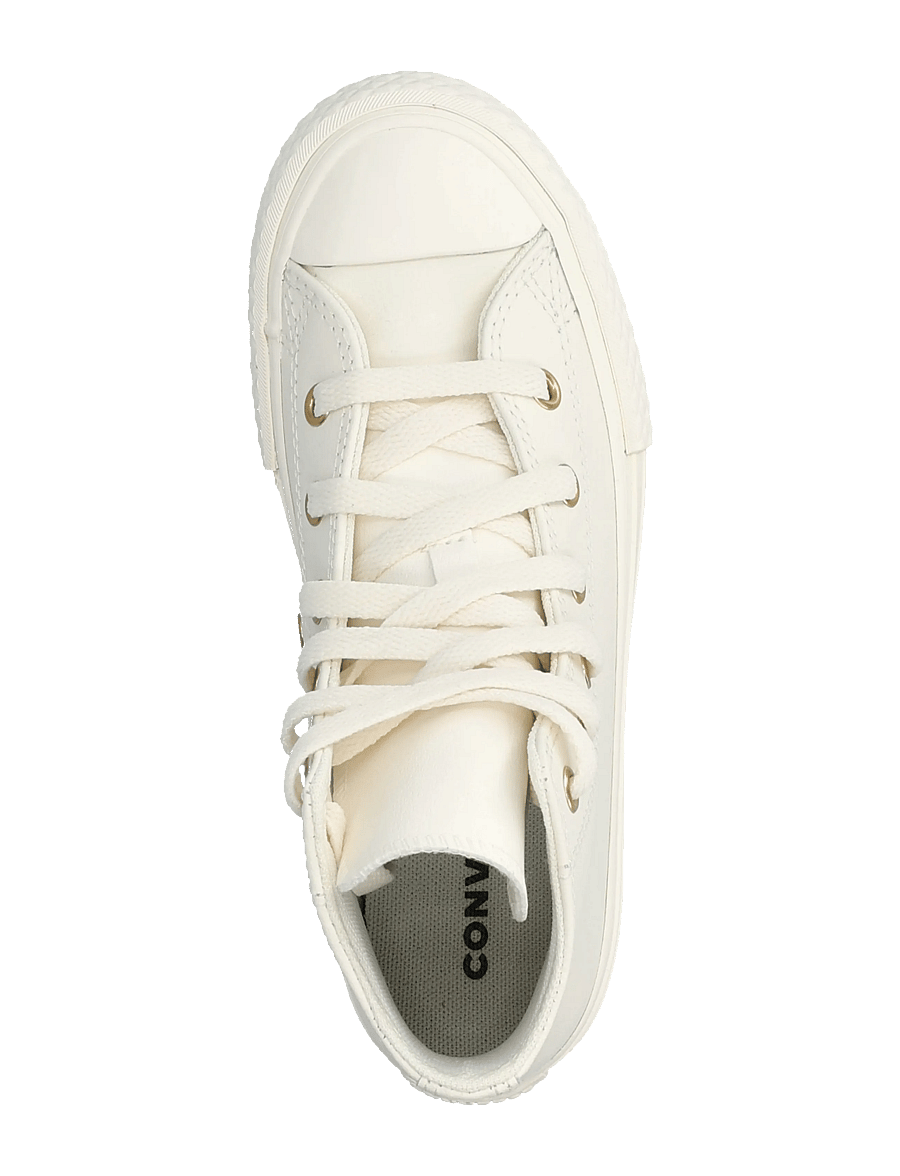 Converse - CTAS EVA LIFT HI EGRET/EGRET/LIGHT GOLD - høje sneakers - brown - 3