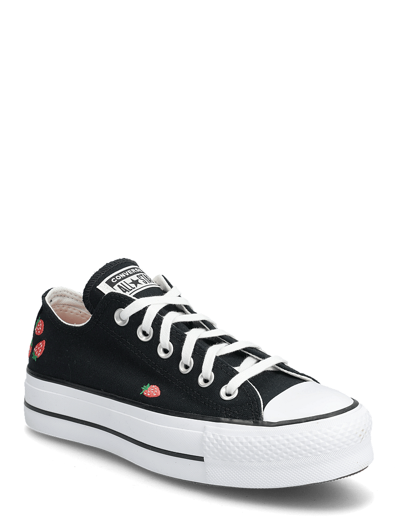 Black Niedrige Chucks Converse Chuck Taylor All Star Lift