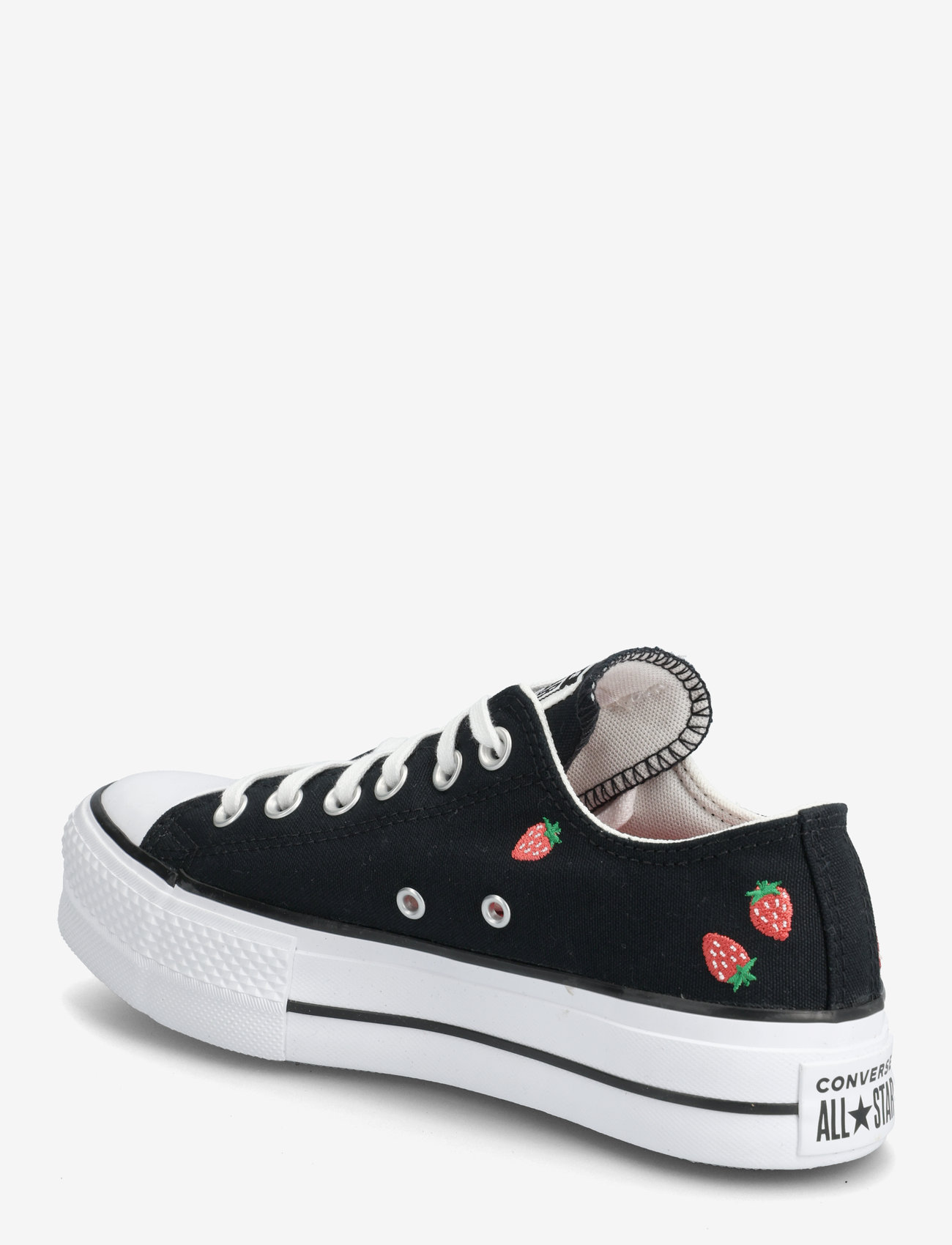 Converse - Chuck Taylor All Star Lift - låga sneakers - black/soft red/white - 2
