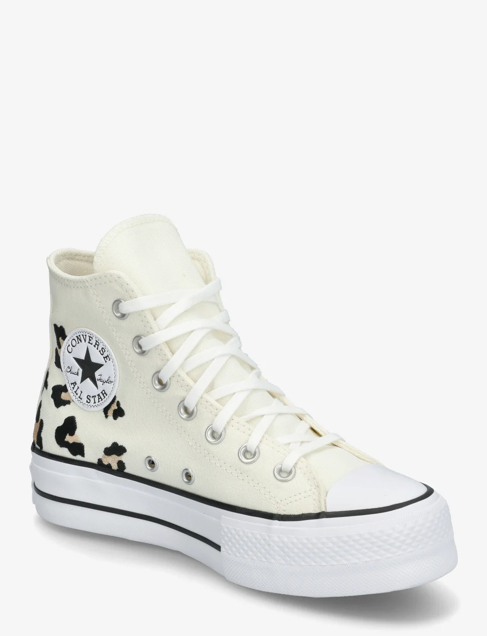 Converse - CTAS LIFT HI EGRET/COASTAL DUNE/BLACK - höga sneakers - egret/coastal dune/black - 0