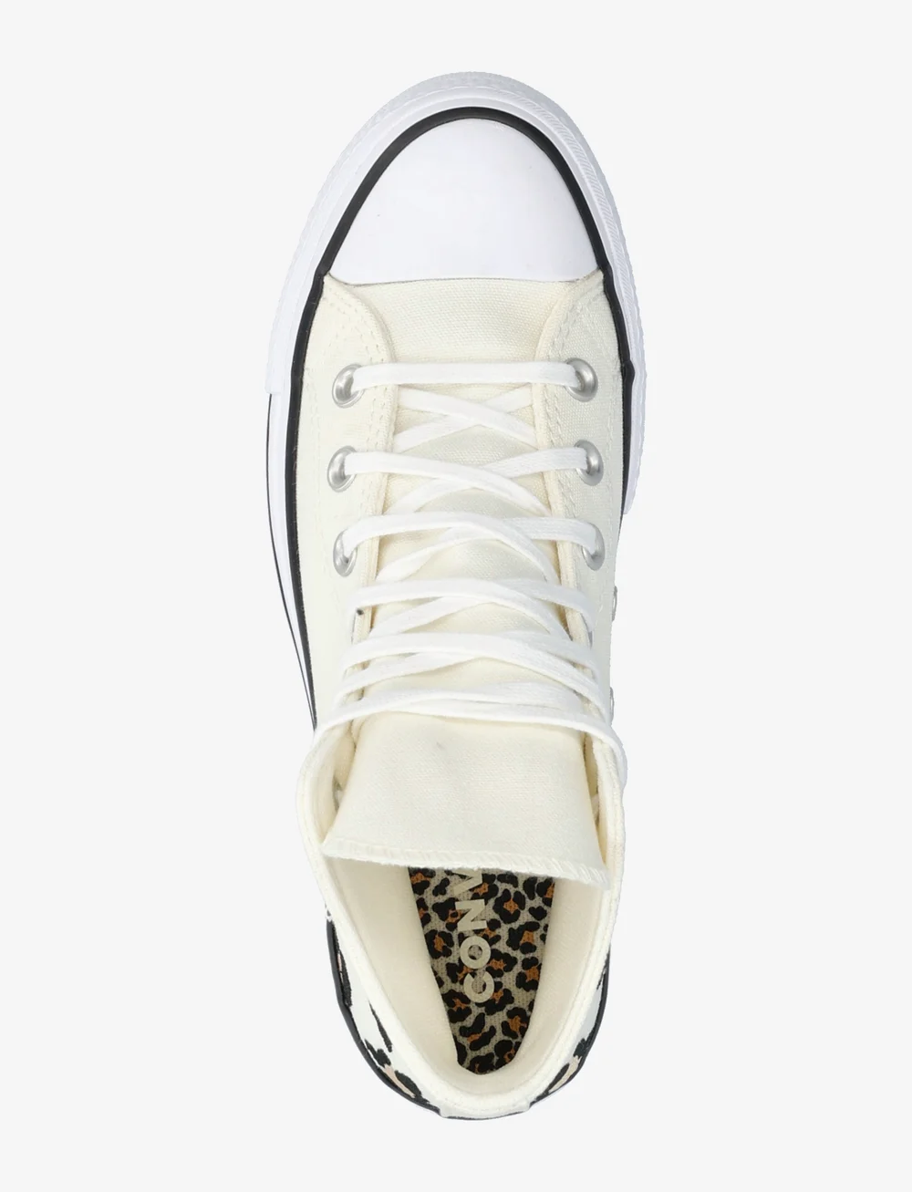 Converse - CTAS LIFT HI EGRET/COASTAL DUNE/BLACK - höga sneakers - egret/coastal dune/black - 3