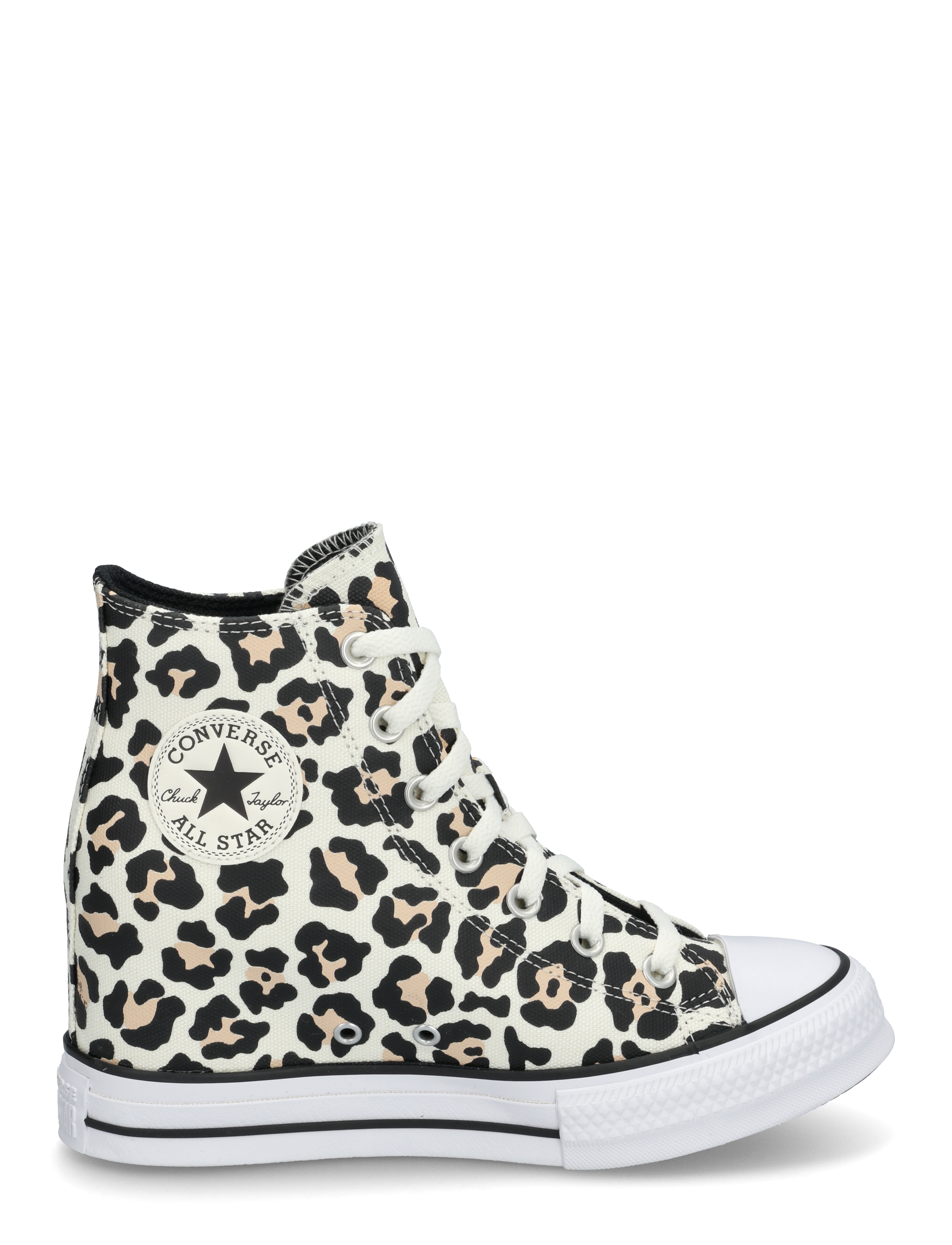 Converse - CTAS WEDGE HI EGRET/BLACK/COASTAL DUNE - egret/black/coastal dune - 1