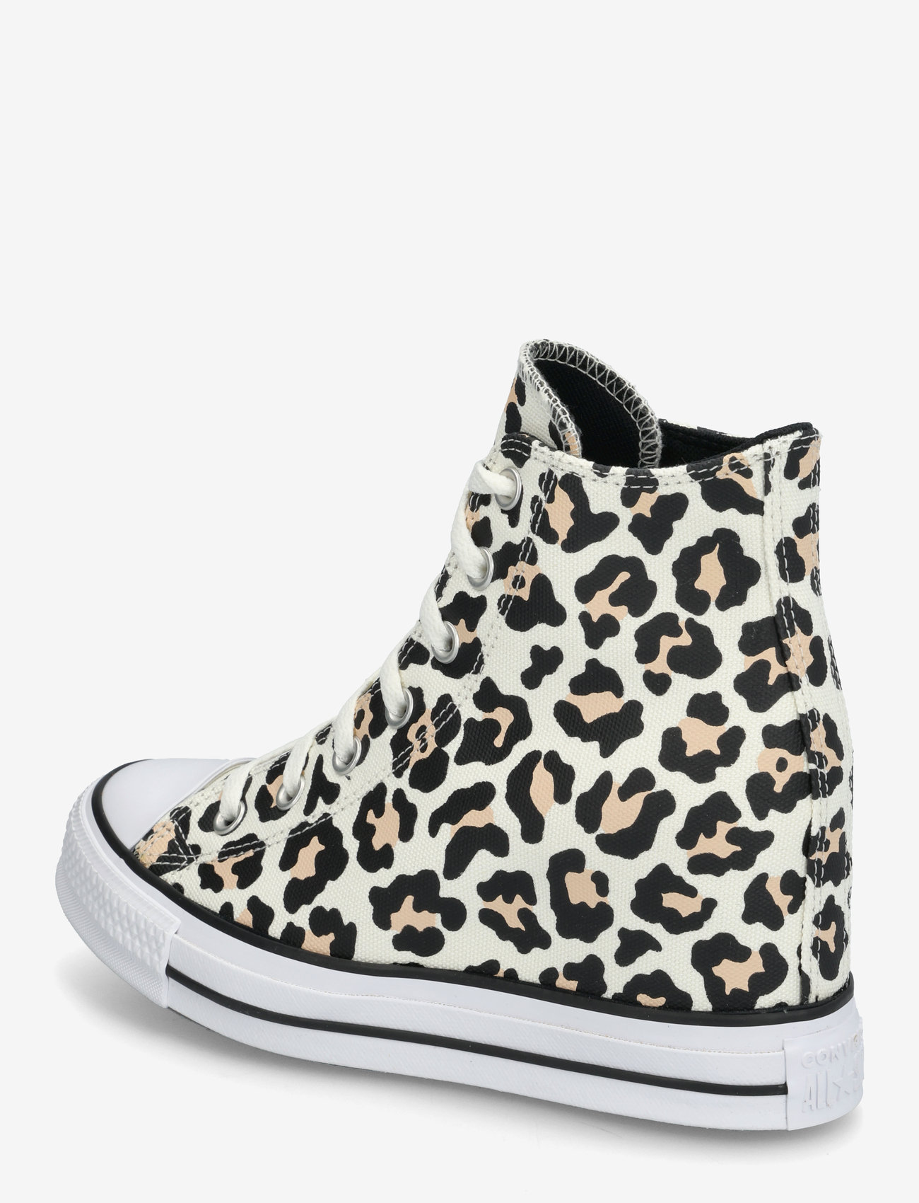 Converse - CTAS WEDGE HI EGRET/BLACK/COASTAL DUNE - höga sneakers - egret/black/coastal dune - 2