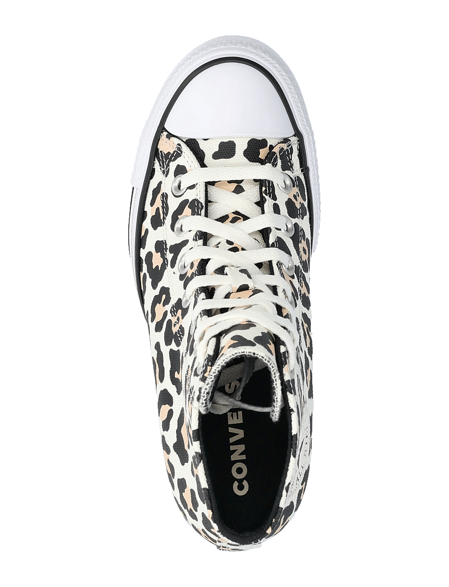Converse - CTAS WEDGE HI EGRET/BLACK/COASTAL DUNE - egret/black/coastal dune - 3