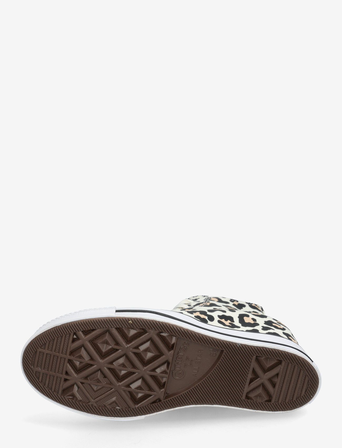 Converse - CTAS WEDGE HI EGRET/BLACK/COASTAL DUNE - höga sneakers - egret/black/coastal dune - 4