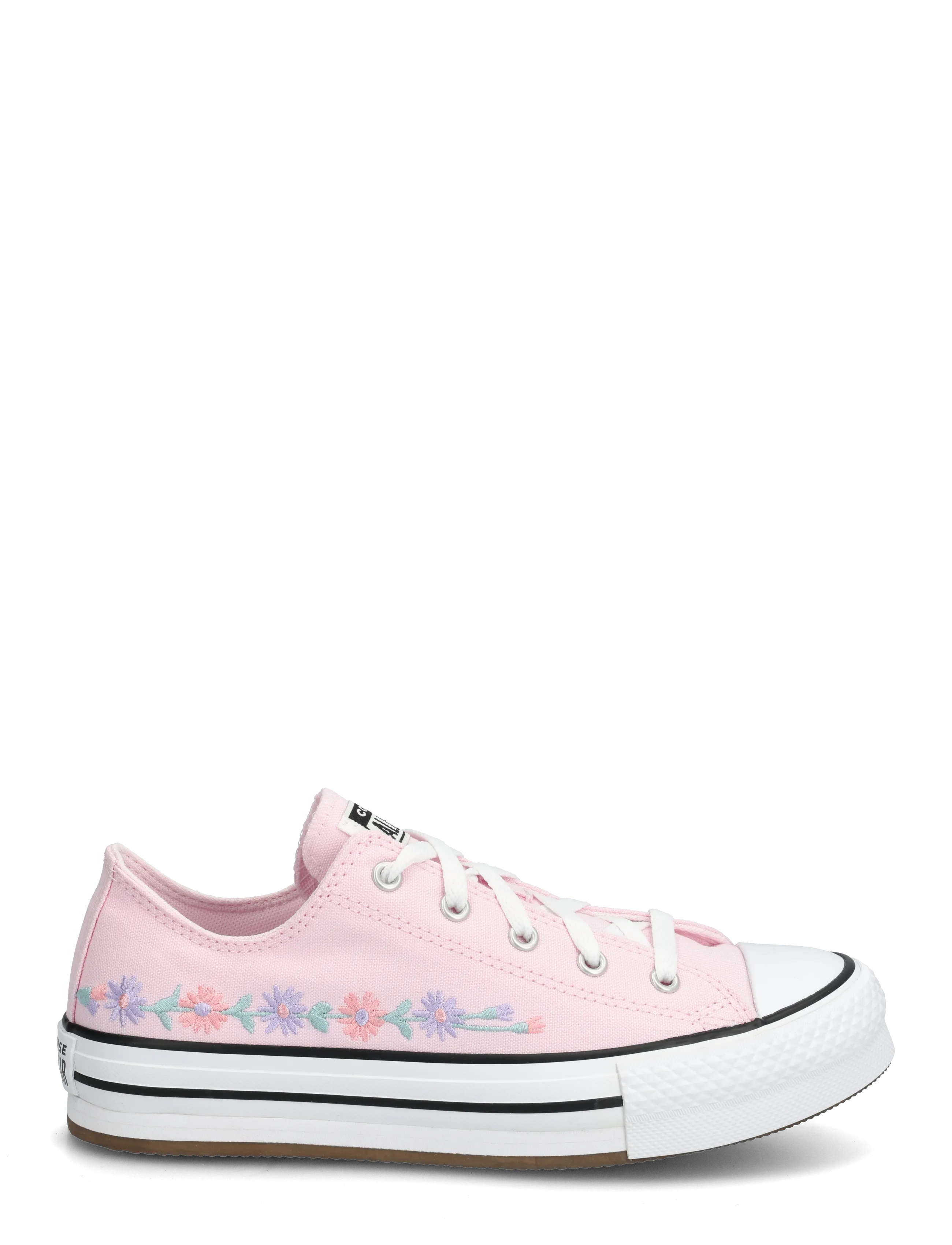 Converse - CTAS EVA LIFT OX SUGAR BERRY/WHITE/BLACK - lave sneakers - pink - 1