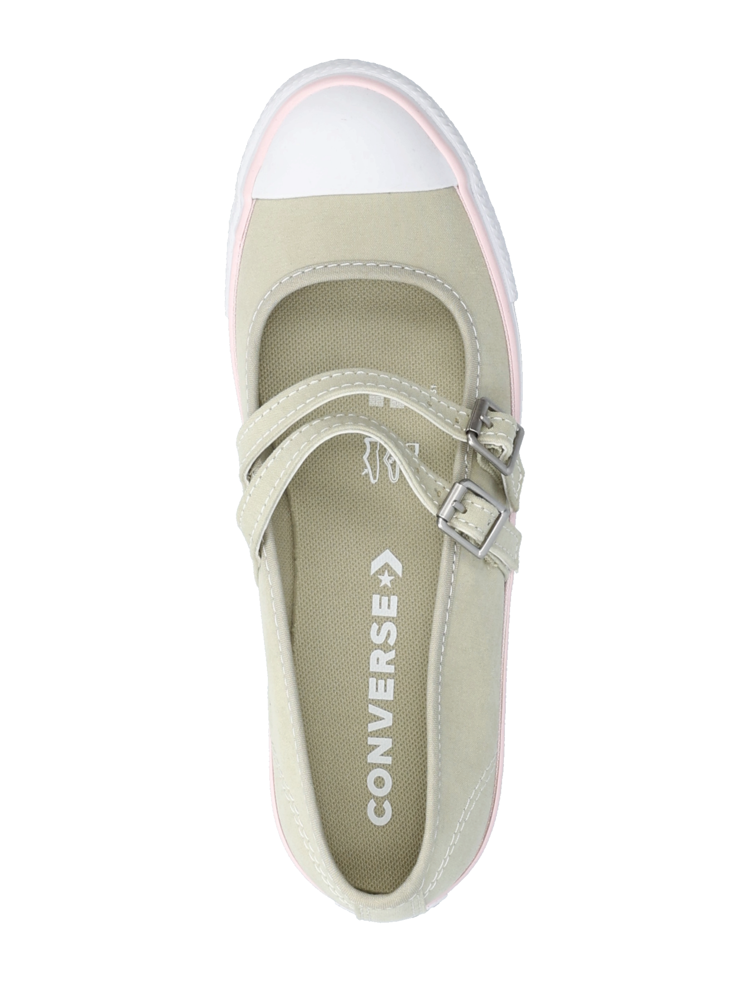 Converse - Chuck Taylor All Star Dainty Mary Jane - pale surplus/sugar berry/white - 3