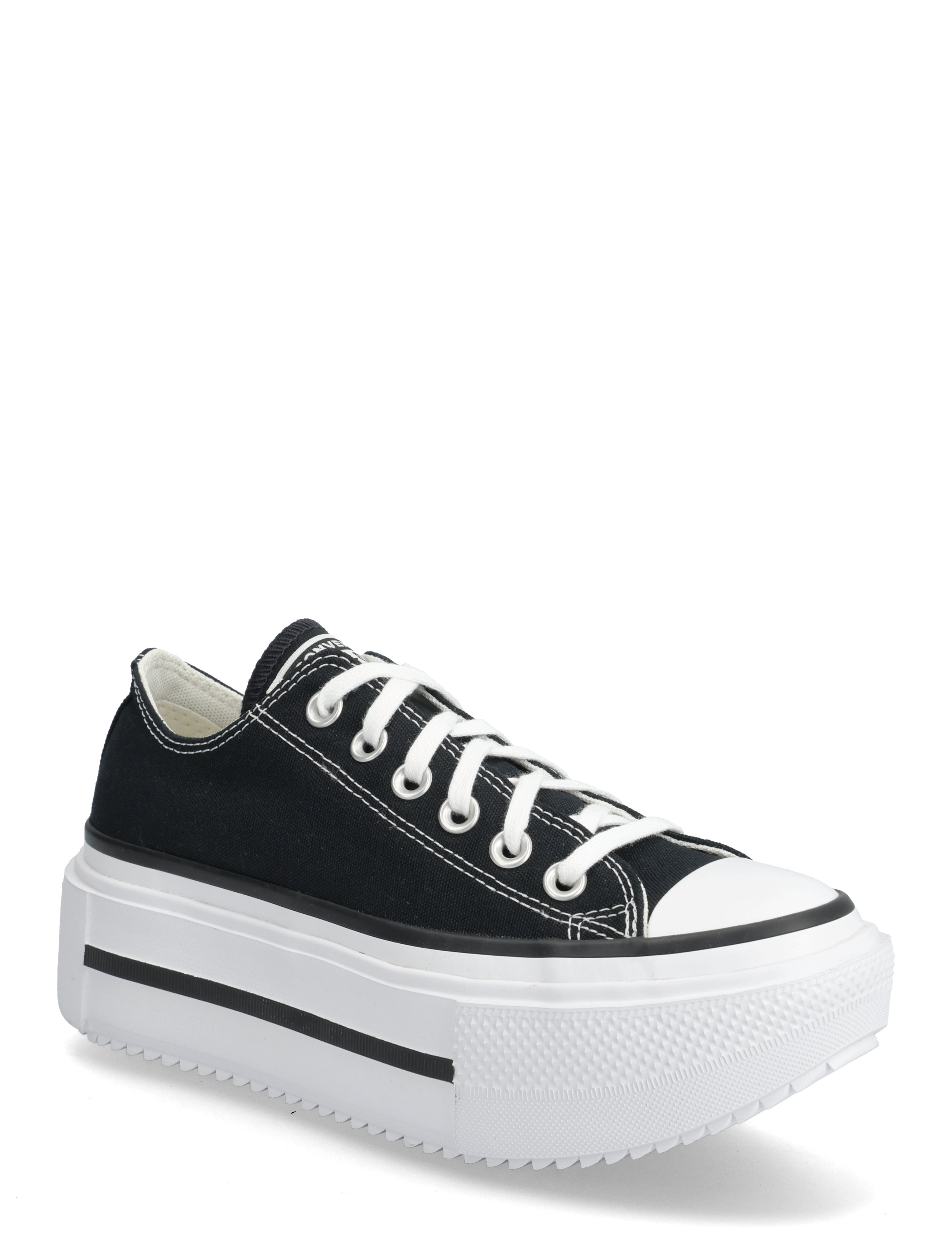 Converse Chuck Taylor All Star Lift Double Stack, 35, Sport Sneakers, Schwarz - Low Top Frauen