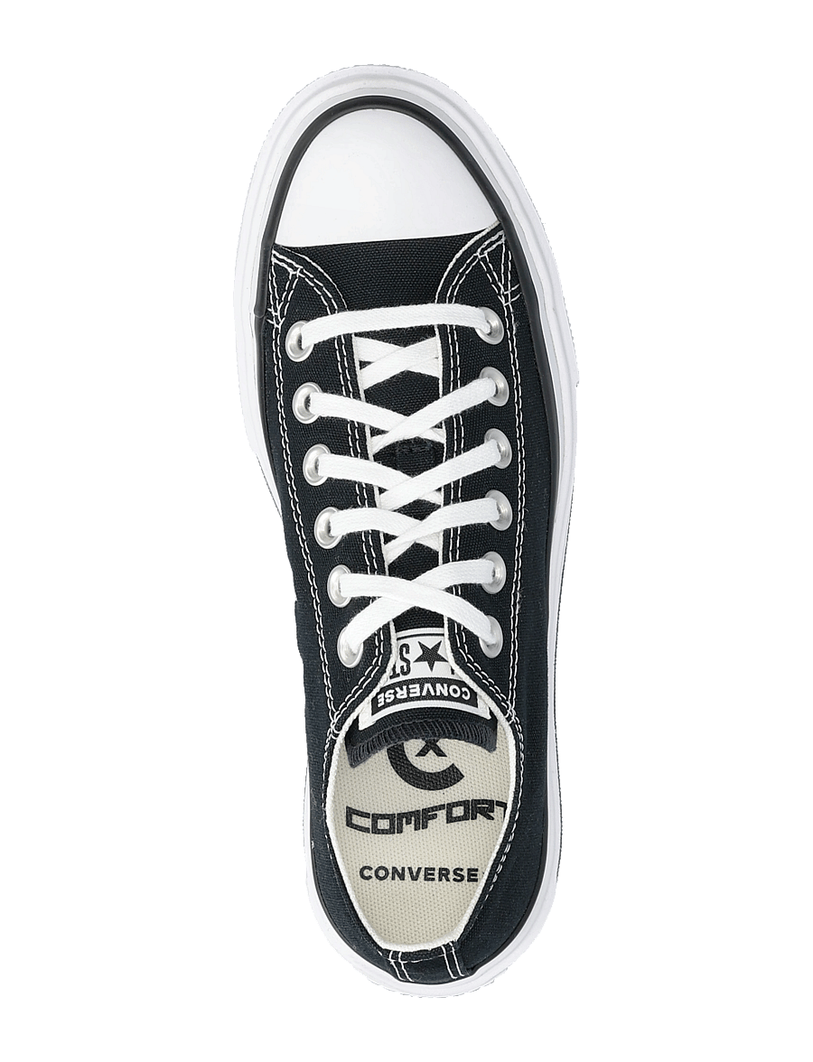 Converse - CHUCK TAYLOR ALL STAR LIFT DOUBLE STACK - låga sneakers - black/white/black - 3