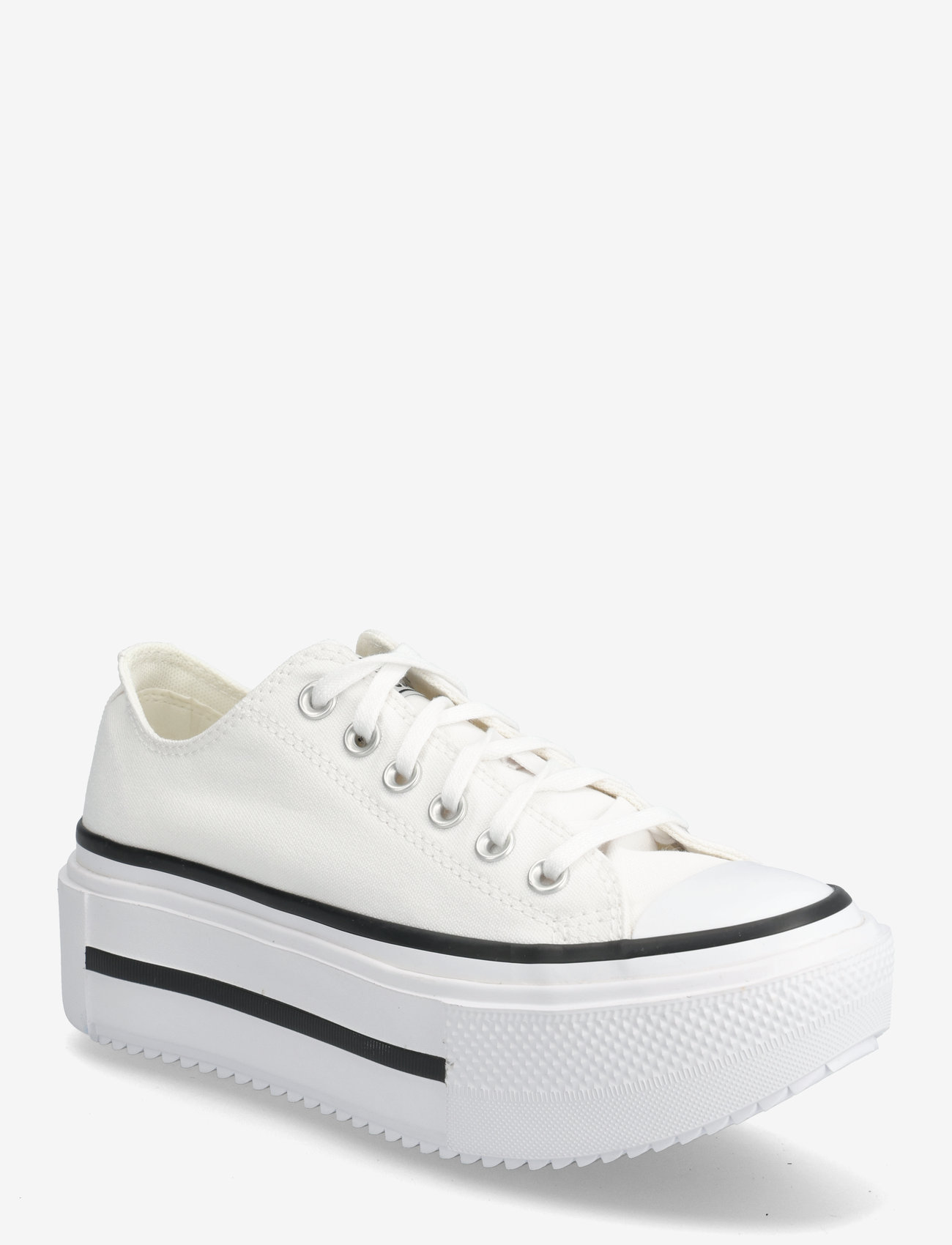 Converse - Chuck Taylor All Star Lift Double Stack - white/black/white - 0