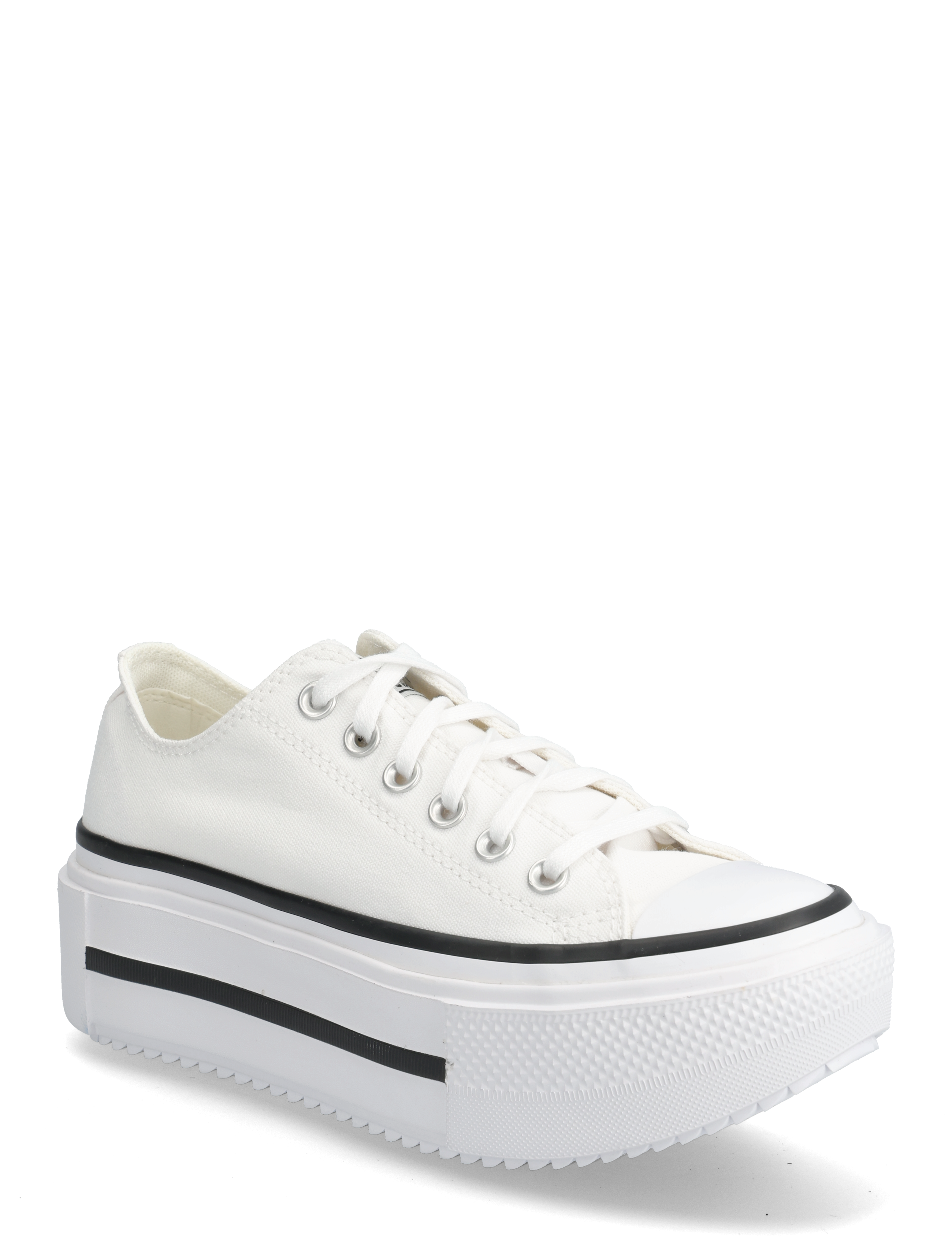 Converse Chuck Taylor All Star Lift Double Stack - Sneakers - WHITE/BLACK/WHITE / white