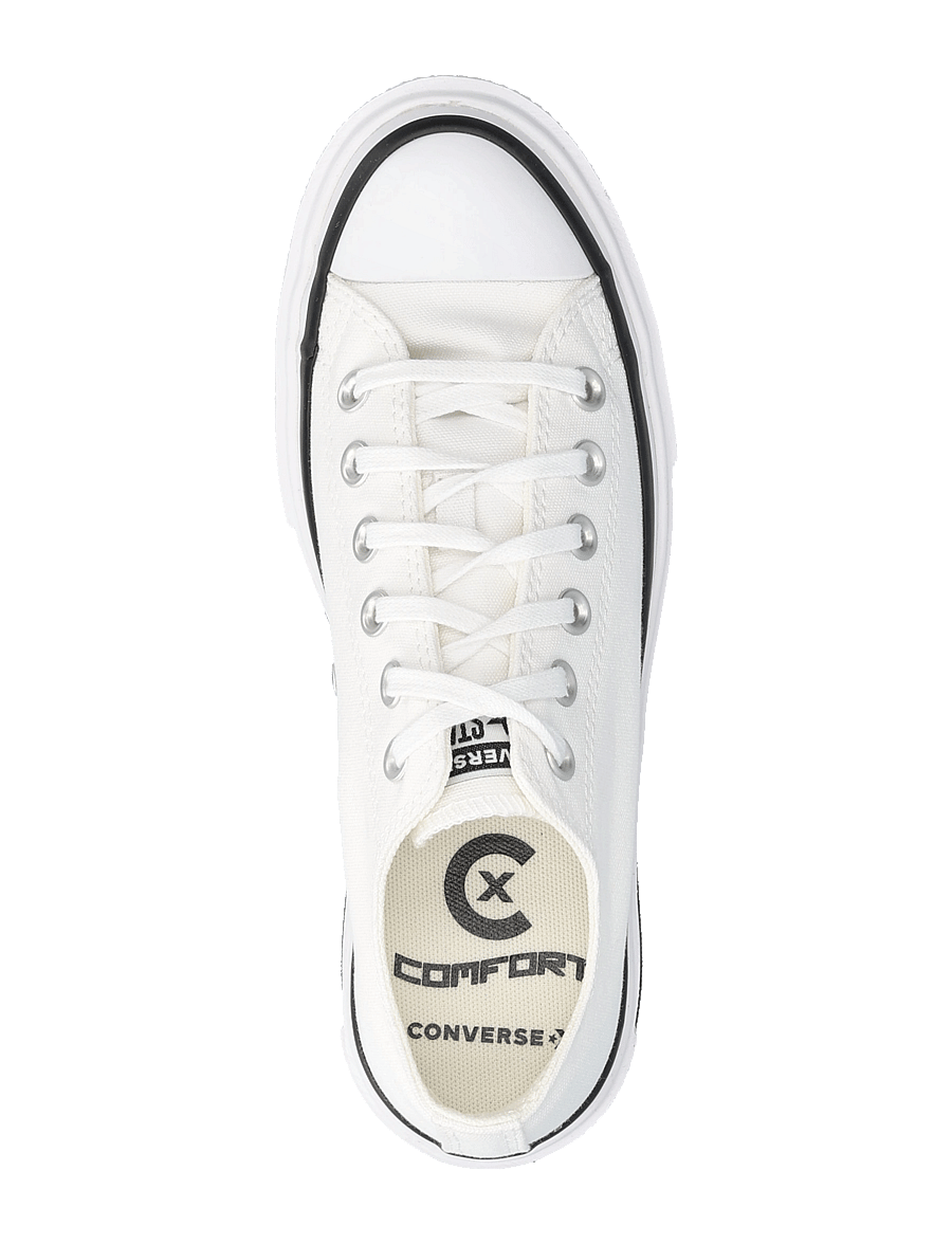 Converse - CHUCK TAYLOR ALL STAR LIFT DOUBLE STACK - låga sneakers - white/black/white - 3