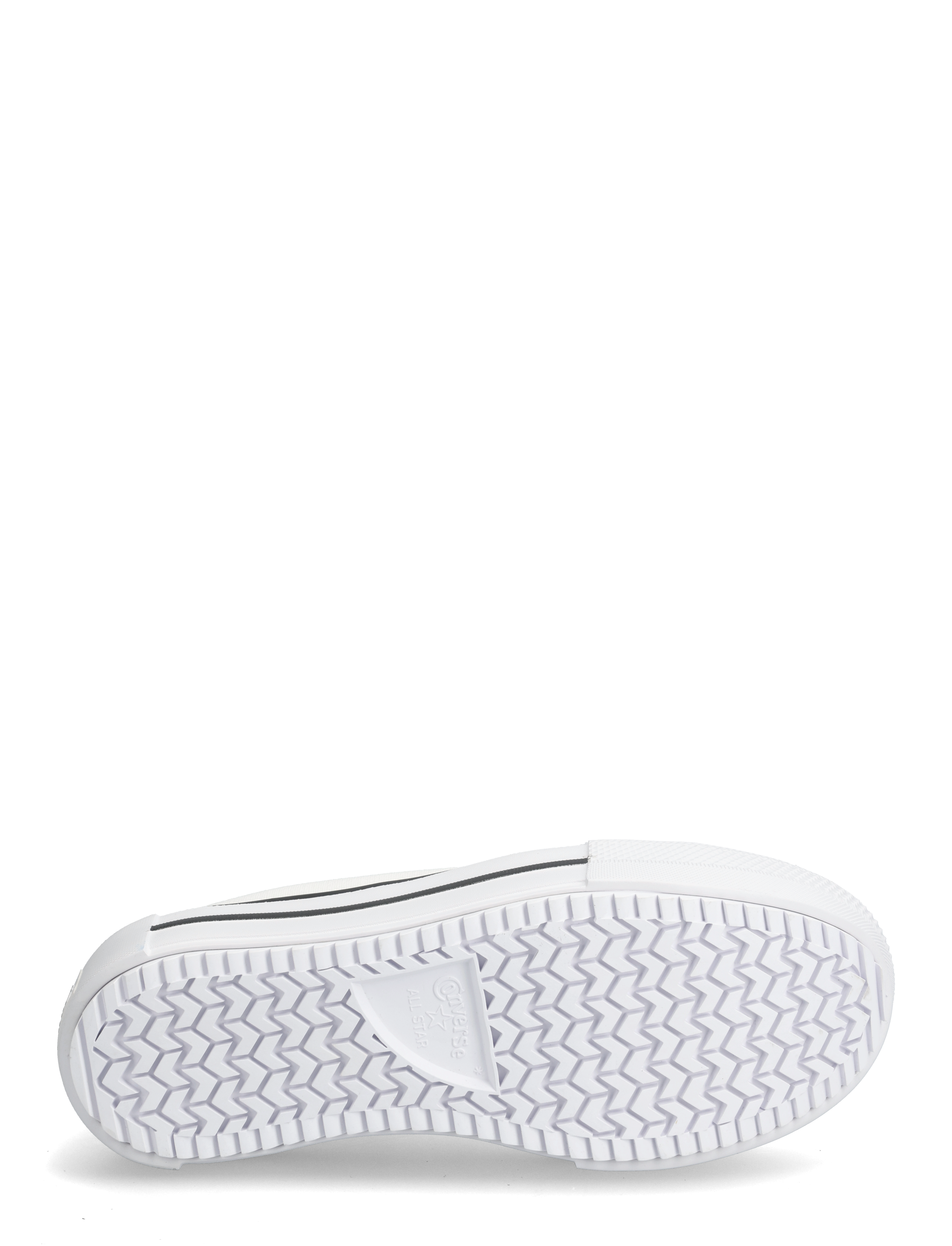 Converse - Chuck Taylor All Star Lift Double Stack - lágir strigaskór - white/black/white - 4