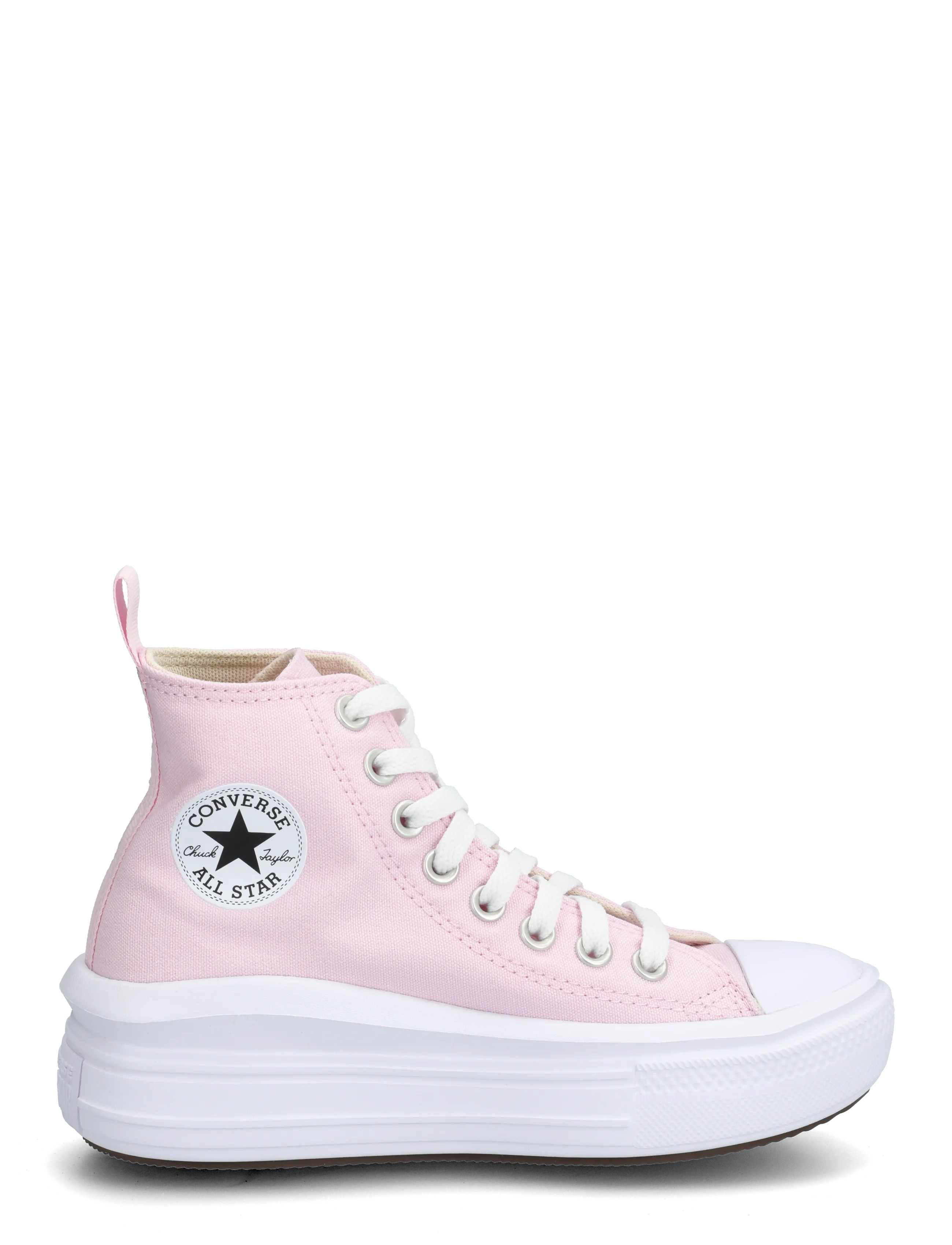 Converse - CTAS MOVE HI NEW FOUND BLOOM/WHITE/BLACK - høje sneakers - pink - 1