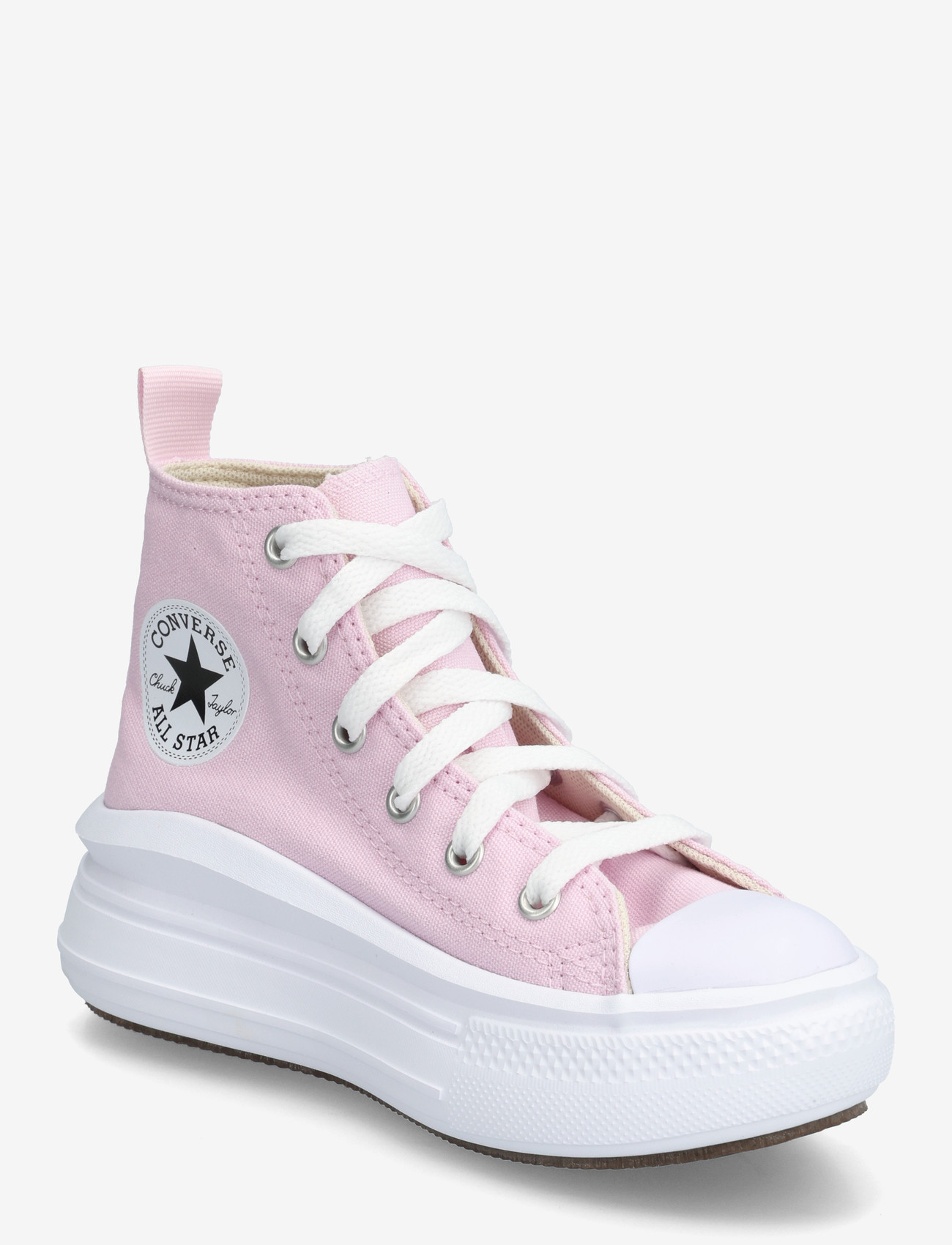 Converse - CTAS MOVE HI NEW FOUND BLOOM/WHITE/BLACK - madala säärega tossud - pink - 0