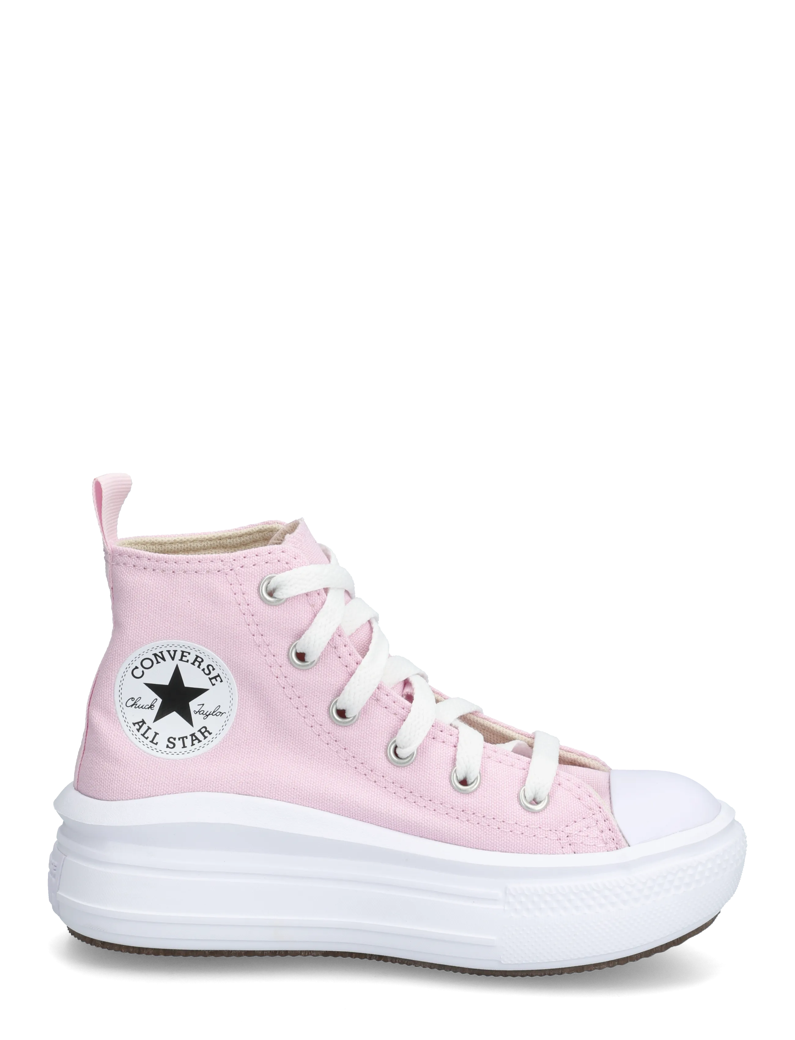 Converse - CTAS MOVE HI NEW FOUND BLOOM/WHITE/BLACK - madala säärega tossud - pink - 1