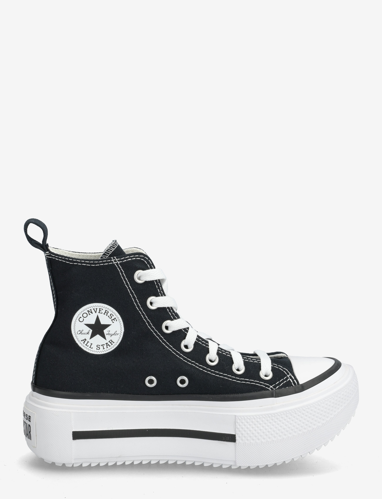 Converse - Chuck Taylor All Star Lift Double Stack - madala säärega tossud - black/white/egret - 1