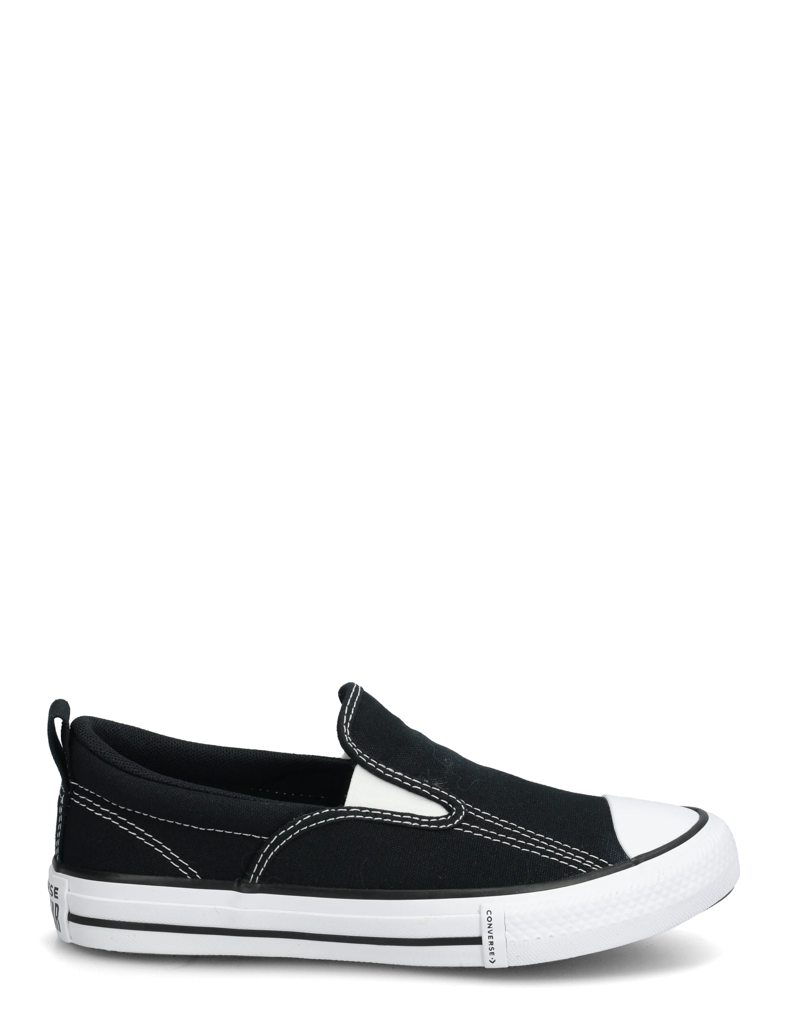 Converse - CTAS MALDEN STREET SLIP BLACK/WHITE - lave sneakers - black - 1