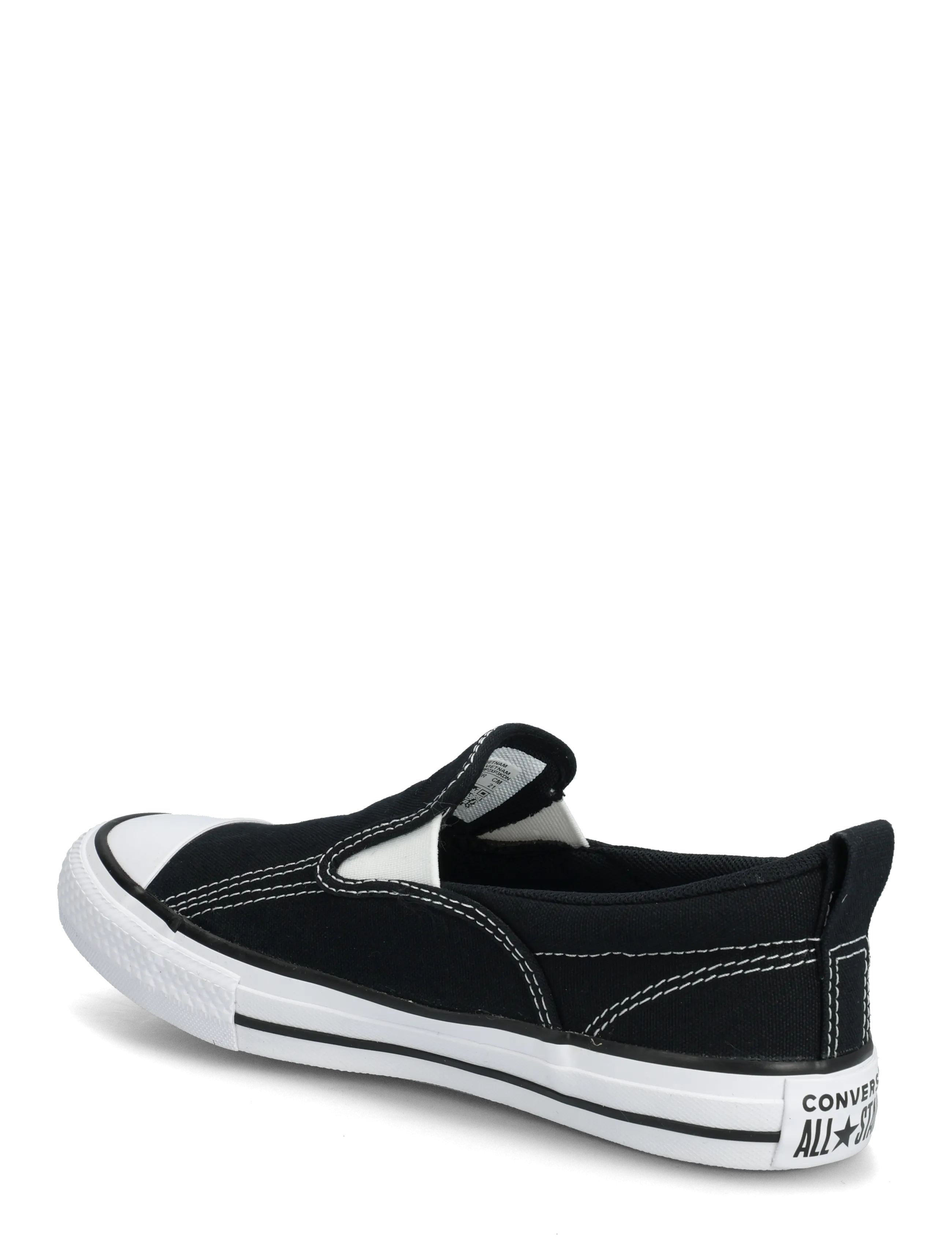 Converse - CTAS MALDEN STREET SLIP BLACK/WHITE - lave sneakers - black - 2