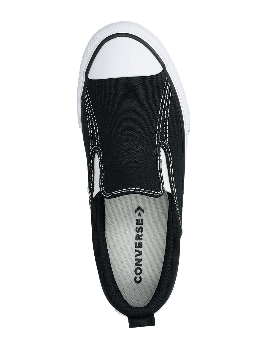 Converse - CTAS MALDEN STREET SLIP BLACK/WHITE - tennised - black - 3