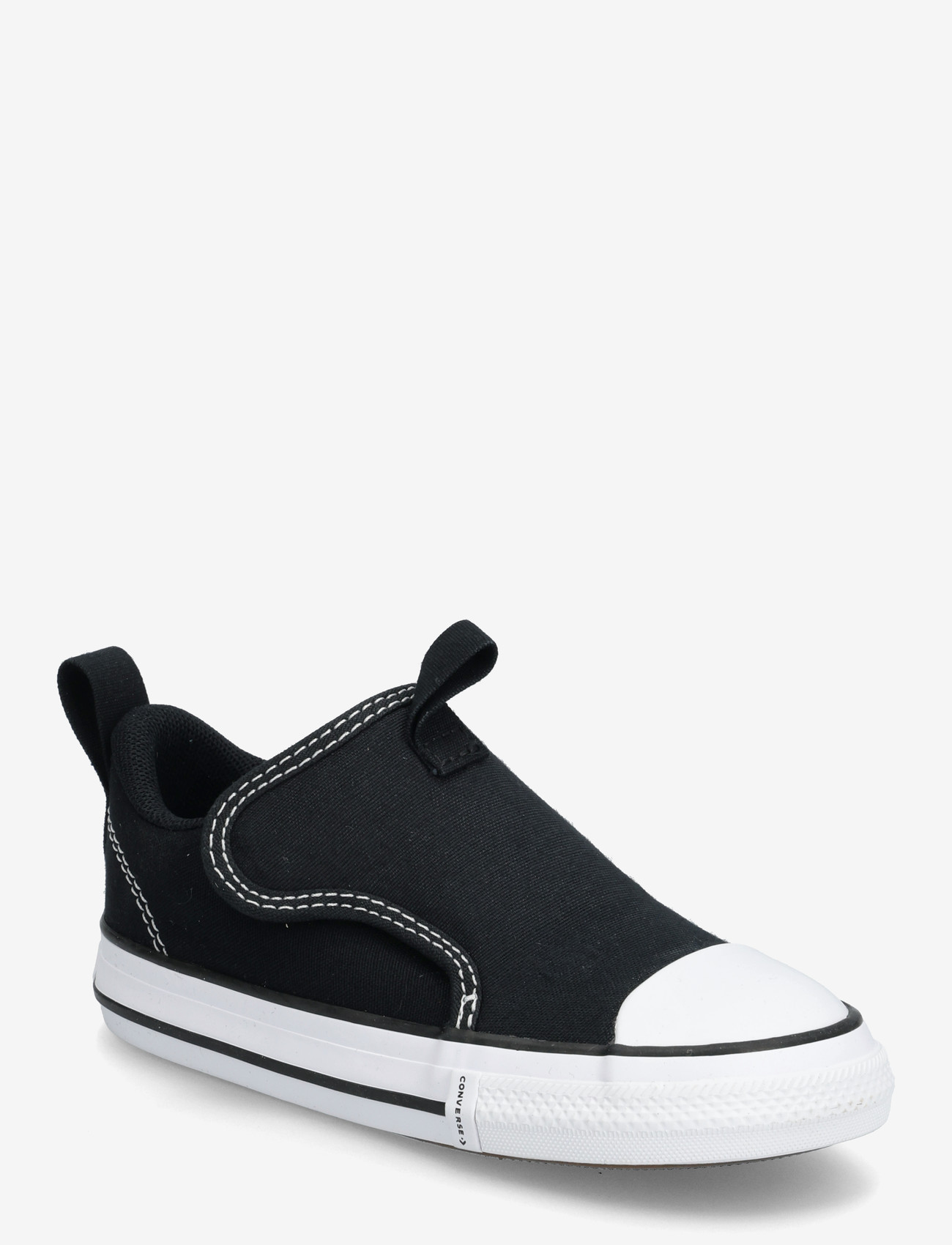 Converse - CTAS MALDEN STREET SLIP BLACK/WHITE - canvas sneakers - black - 0