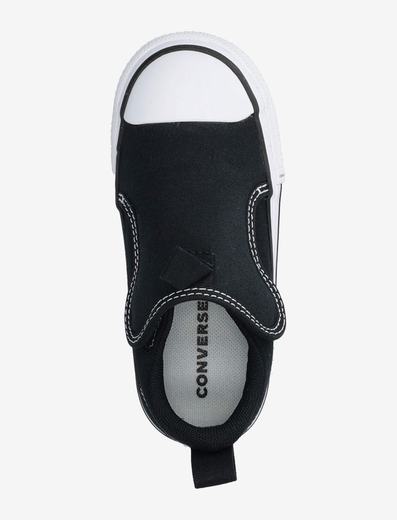 Converse - CTAS MALDEN STREET SLIP BLACK/WHITE - canvas sneakers - black - 3