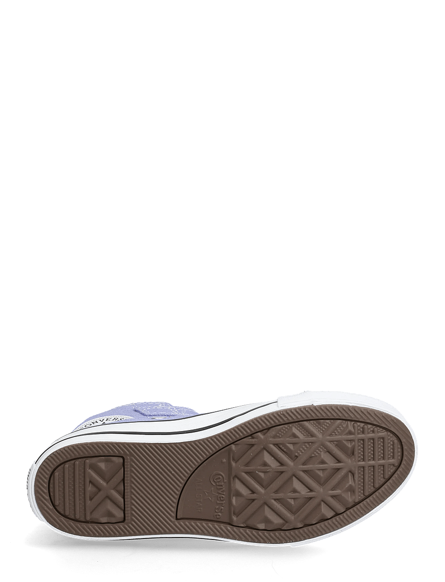 Converse - CTAS 1V HI VERY PERI/WHITE/EGRET - høje sneakers - violet - 4