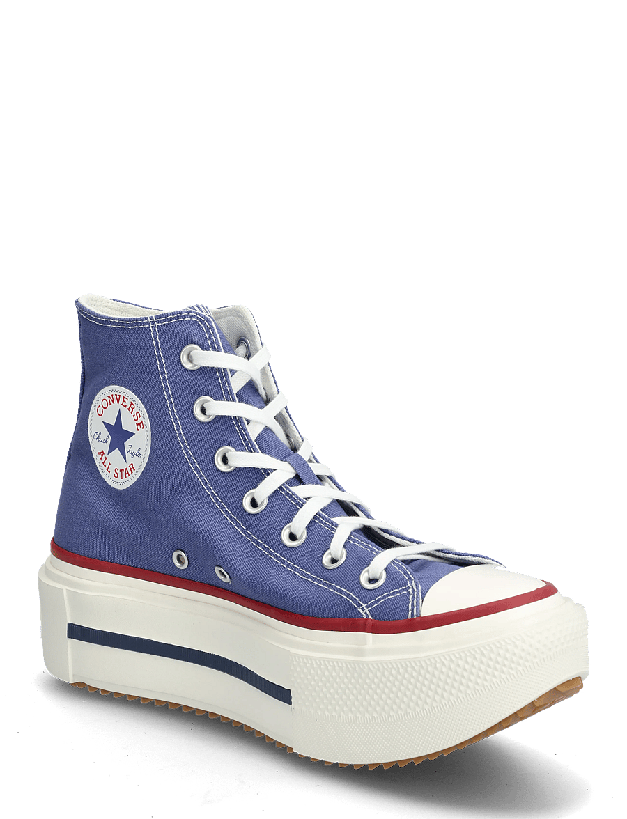 Converse - Chuck Taylor All Star Lift Double Stack - tennised - indigo storm/egret/garnet - 0