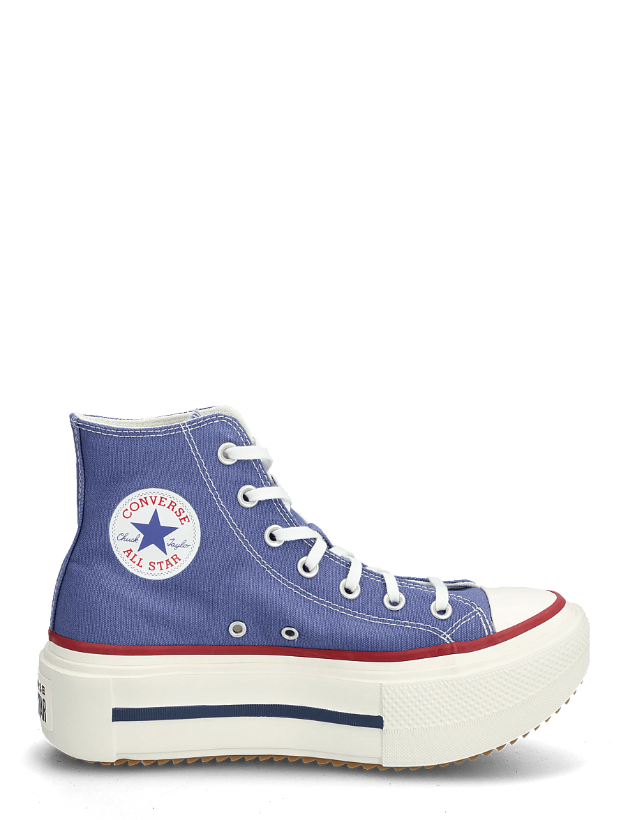 Converse - Chuck Taylor All Star Lift Double Stack - tennised - indigo storm/egret/garnet - 1