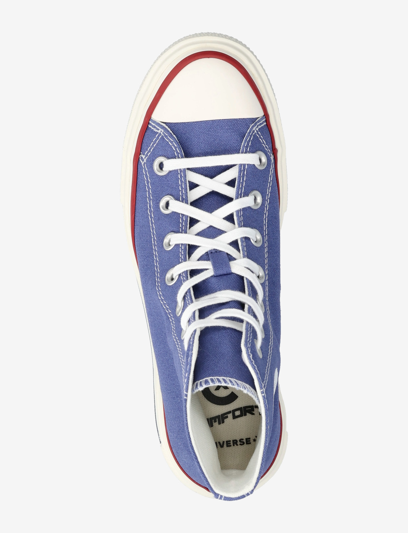 Converse - Chuck Taylor All Star Lift Double Stack - höga sneakers - indigo storm/egret/garnet - 3