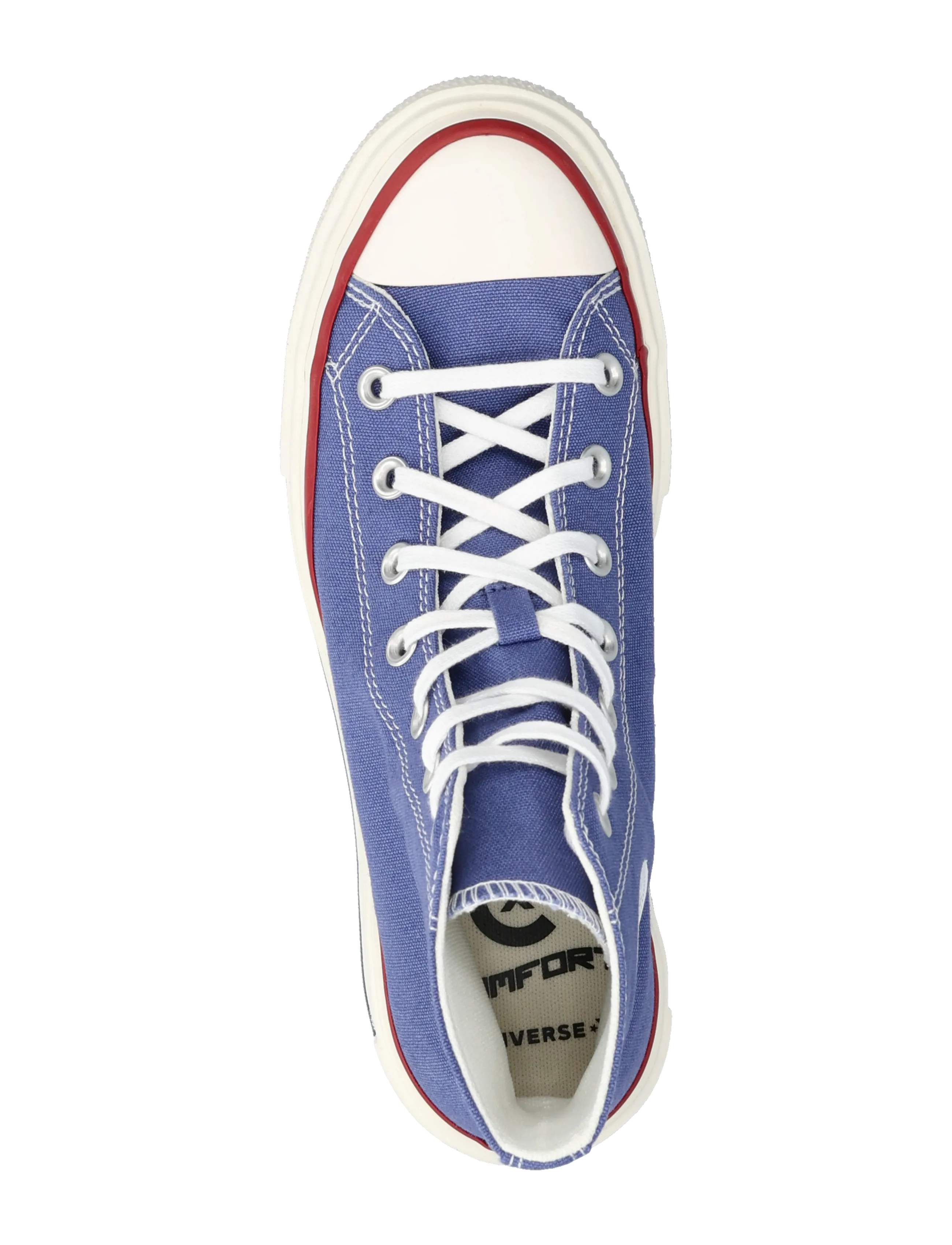 Converse - Chuck Taylor All Star Lift Double Stack - sporta apavi ar augstu augšdaļu - indigo storm/egret/garnet - 3