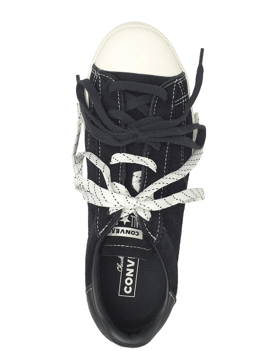 Converse - CONVERSE CHUCK TAYLOR LO EGRET - niedrige sneakers - black/black/egret - 3