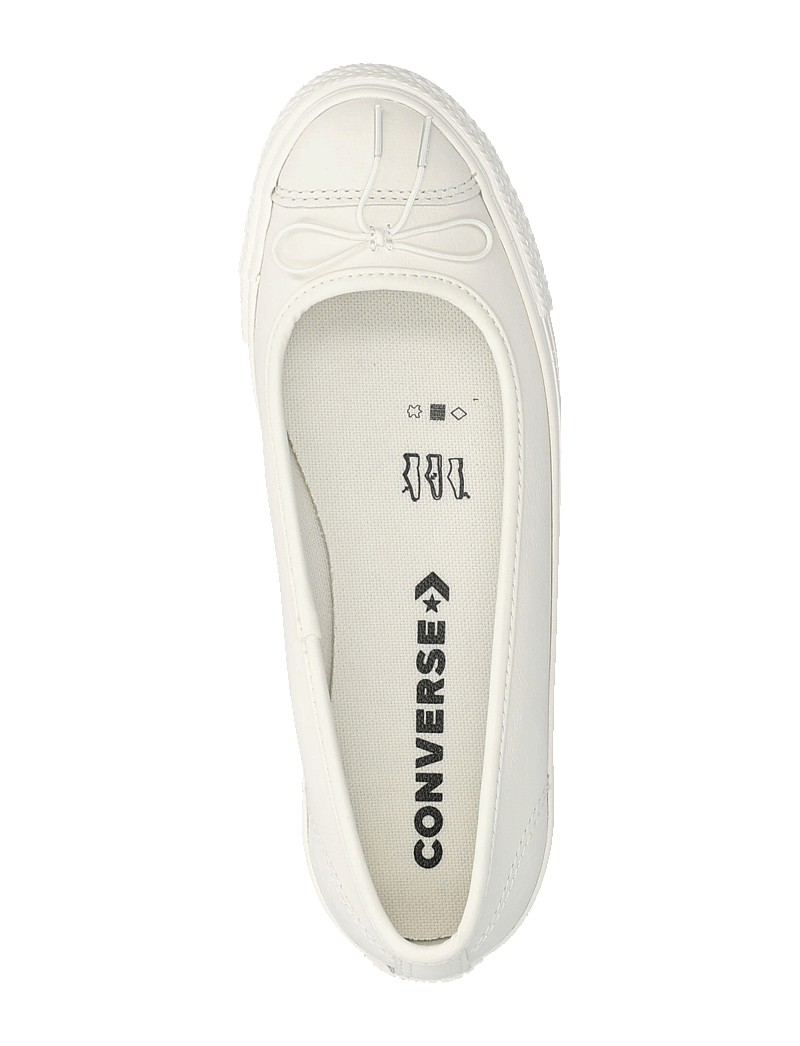 Converse - CTAS DAINTY BALLERINA SLIP EGRET/EGRET - niedrige sneakers - egret/egret/egret - 3