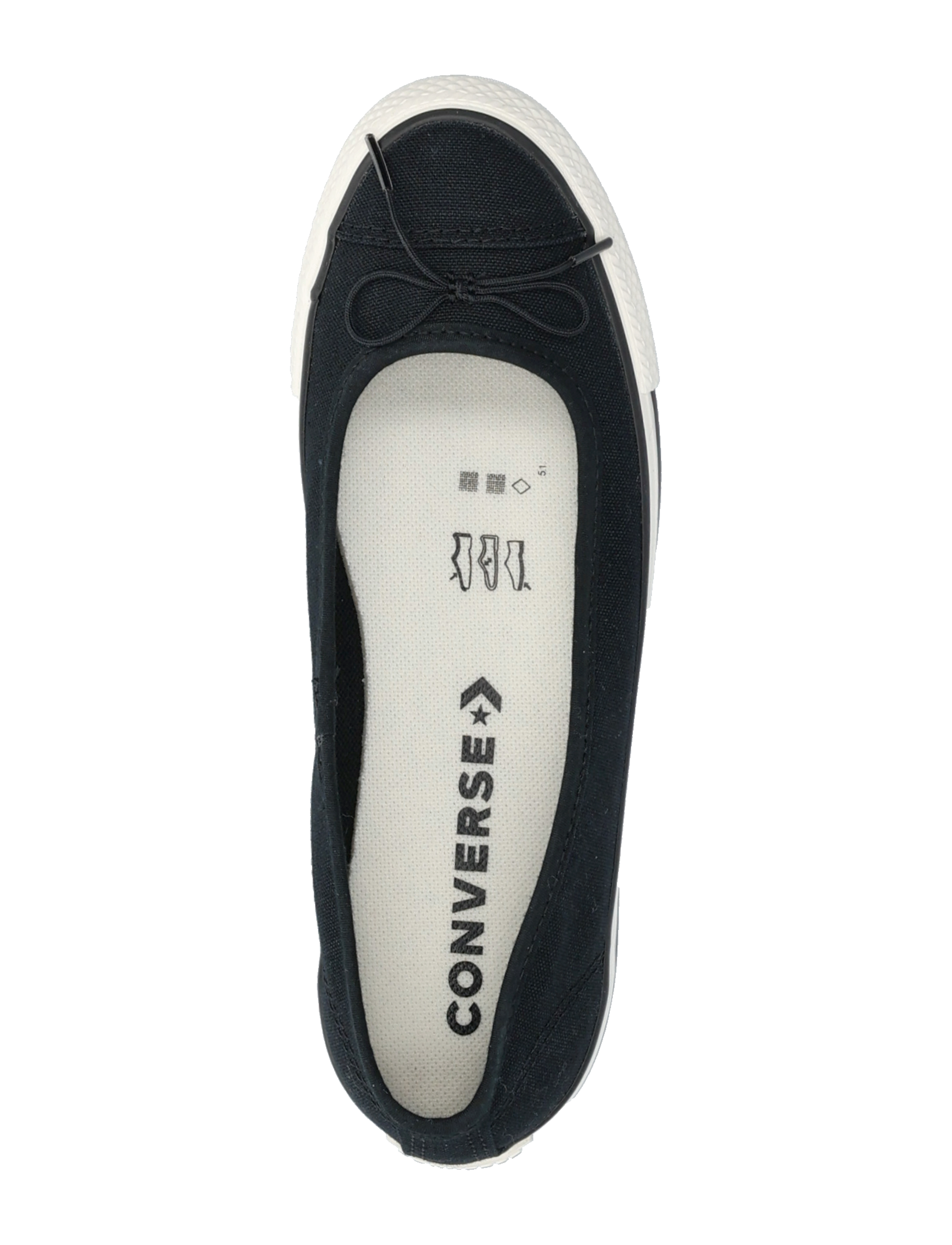 Converse - CTAS DAINTY BALLERINA SLIP BLACK/EGRET - baskets basses - black/egret/black - 3