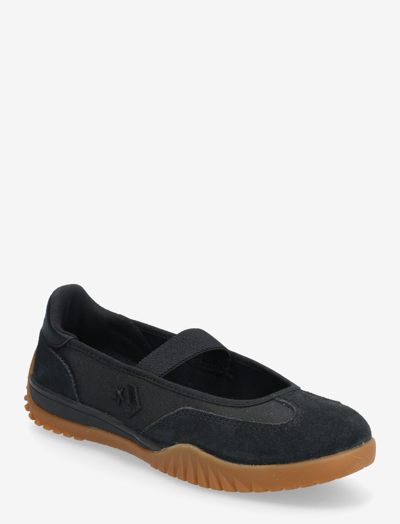 Converse - Run Star Trainer Ballet Flat - lágir strigaskór - black/black/gum - 0