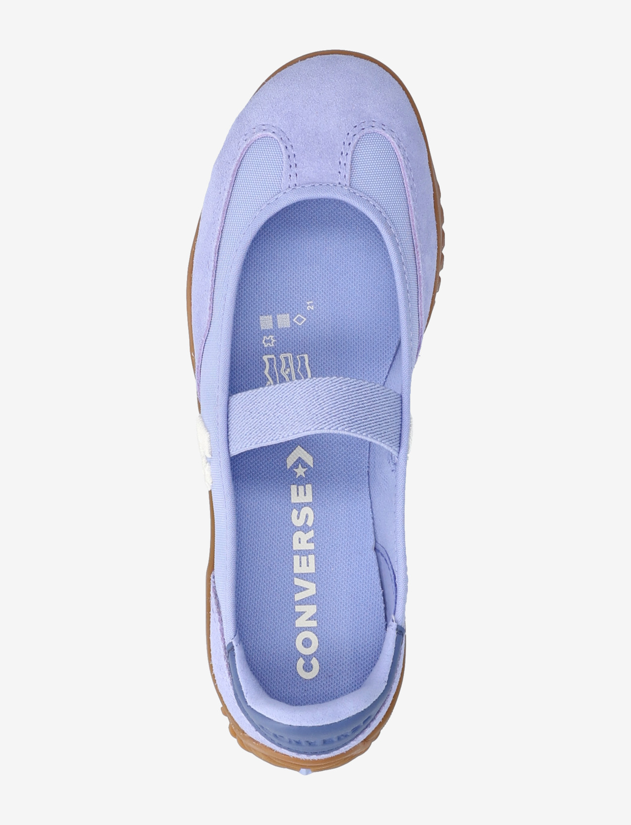 Converse - Run Star Trainer Ballet Flat - low top sneakers - very peri/indigo storm/gum - 3