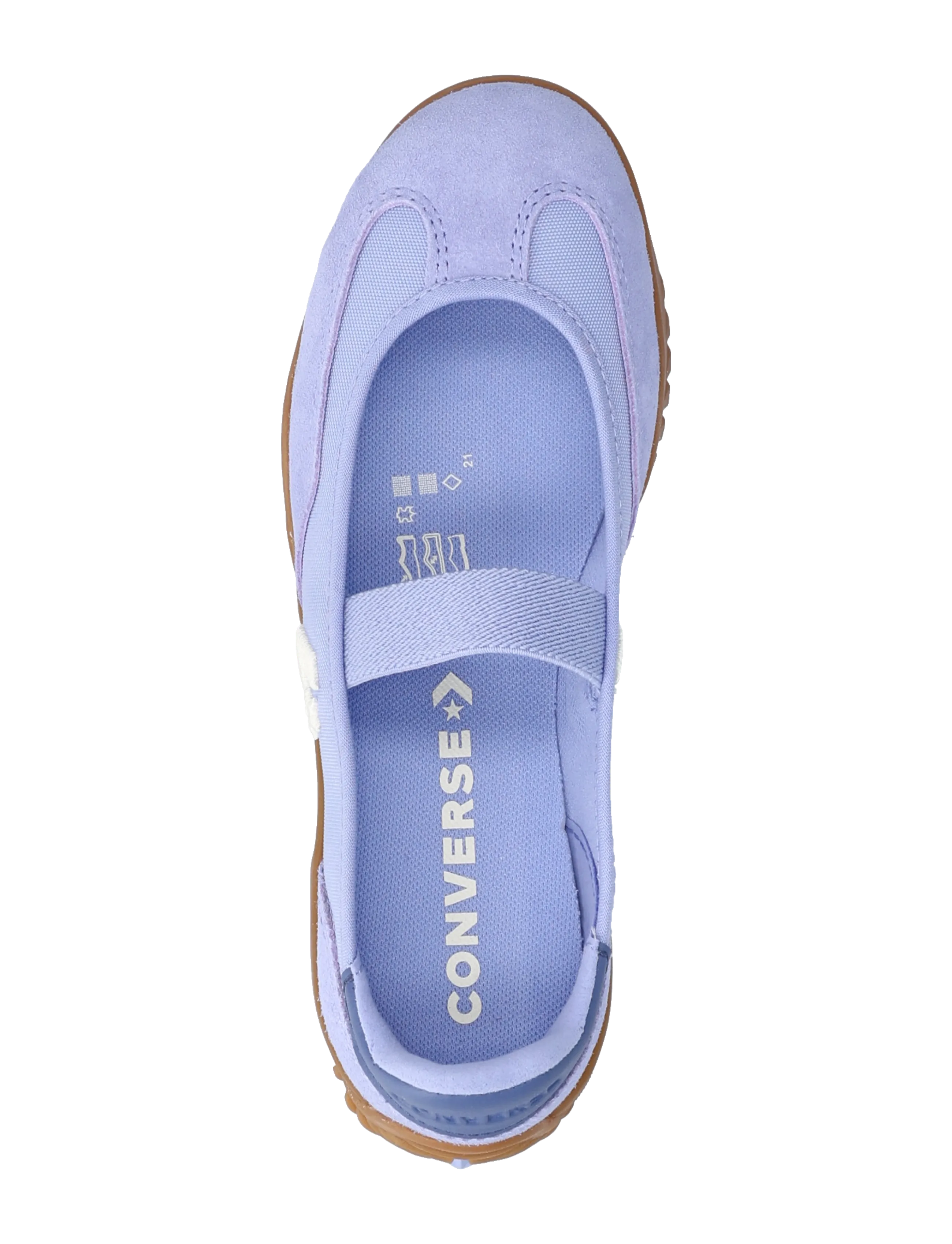 Converse - Run Star Trainer Ballet Flat - sneakersy niskie - very peri/indigo storm/gum - 3
