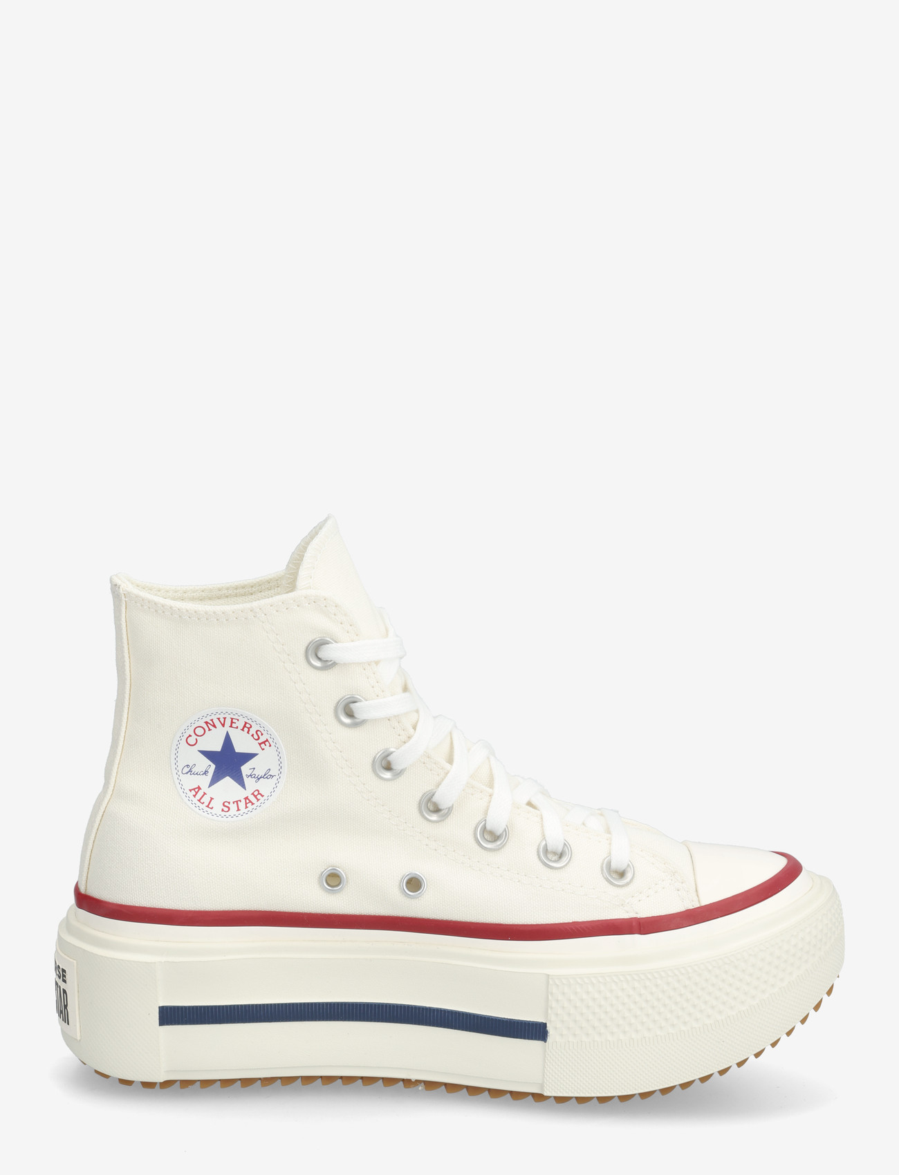 Converse - Chuck Taylor All Star Lift Double Stack - høje sneakers - egret/egret/garnet - 1