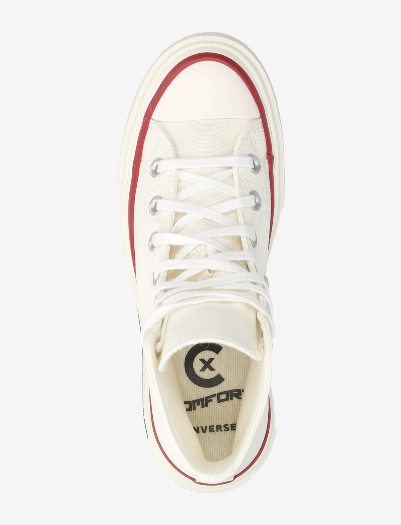 Converse - Chuck Taylor All Star Lift Double Stack - høje sneakers - egret/egret/garnet - 3